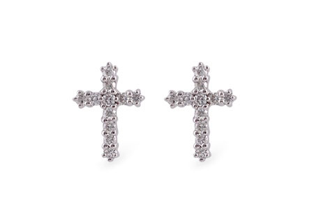 L009-35242: EARRINGS .15 TW