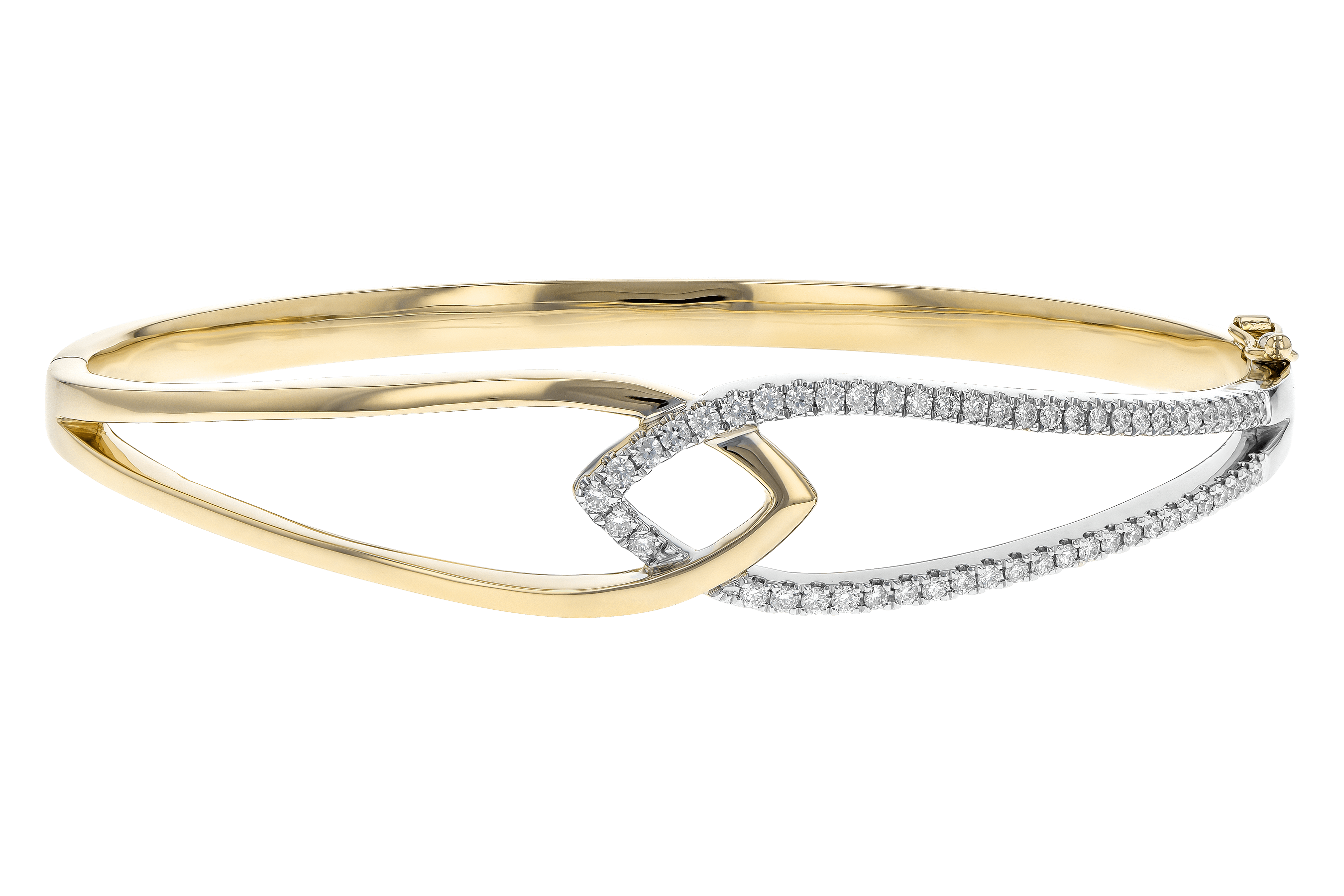 L198-44351: BANGLE BRACELET .50 TW