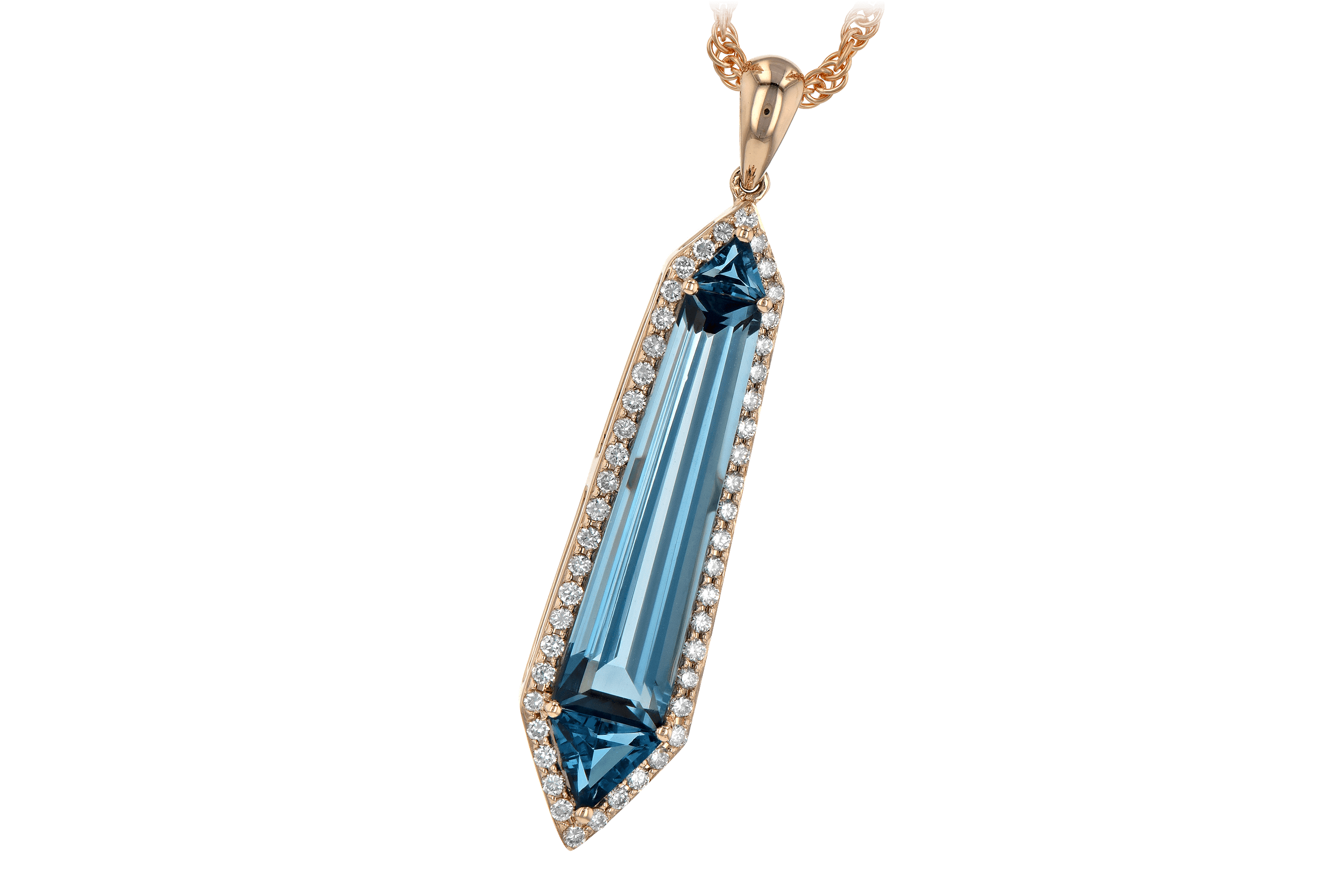 L199-27970: NECK 3.47 LONDON BLUE TOPAZ 3.70 TGW