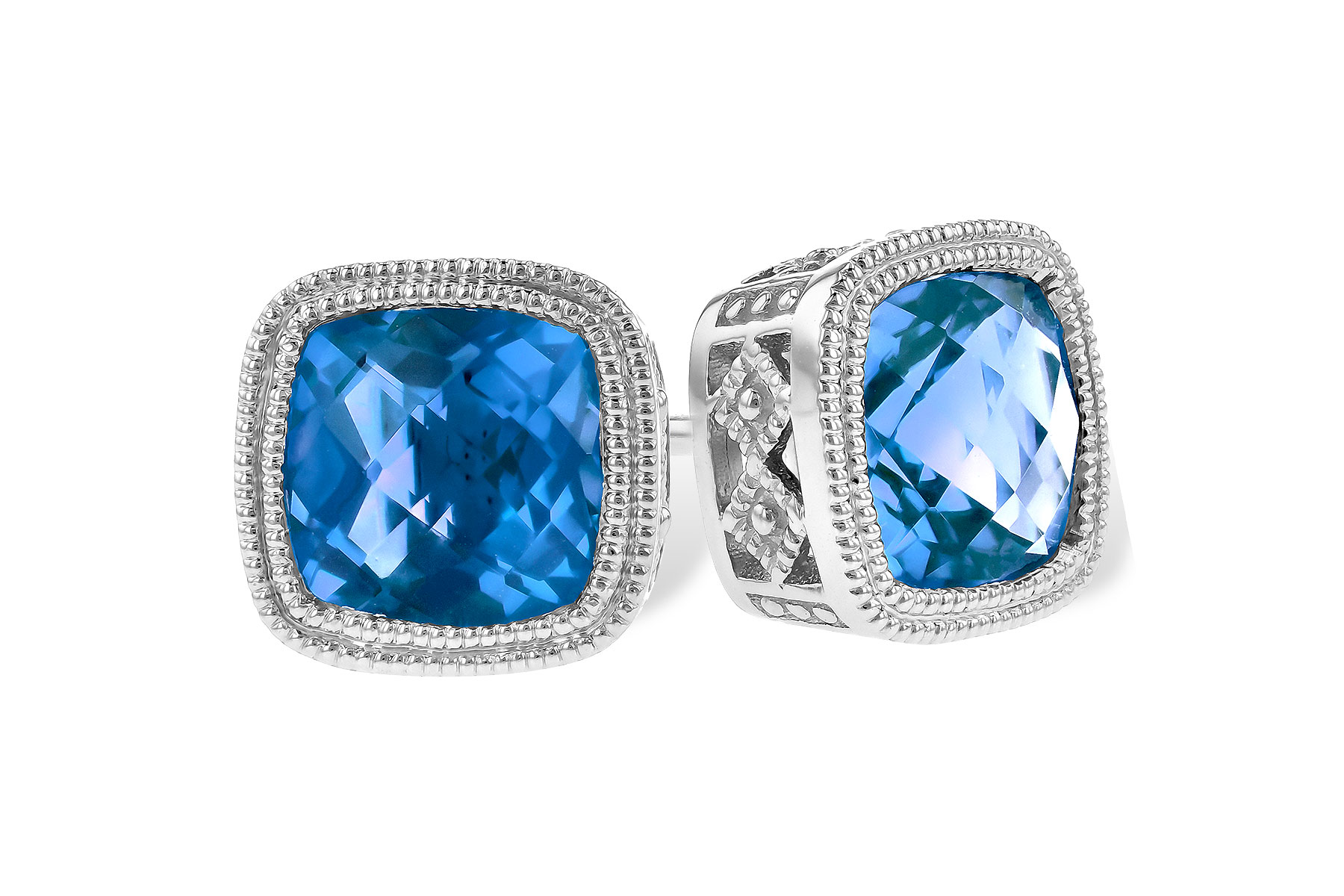 L282-01551: EARR 2.20 TW BLUE TOPAZ