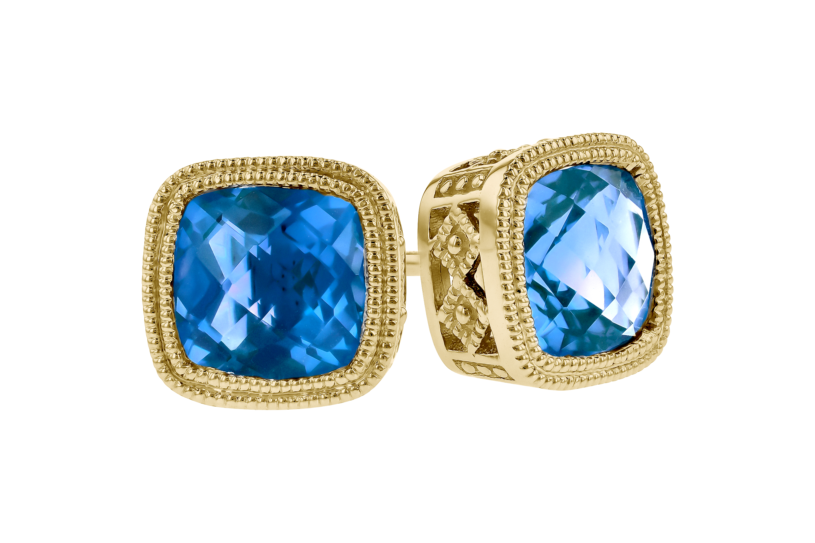 L282-01551: EARR 2.20 TW BLUE TOPAZ