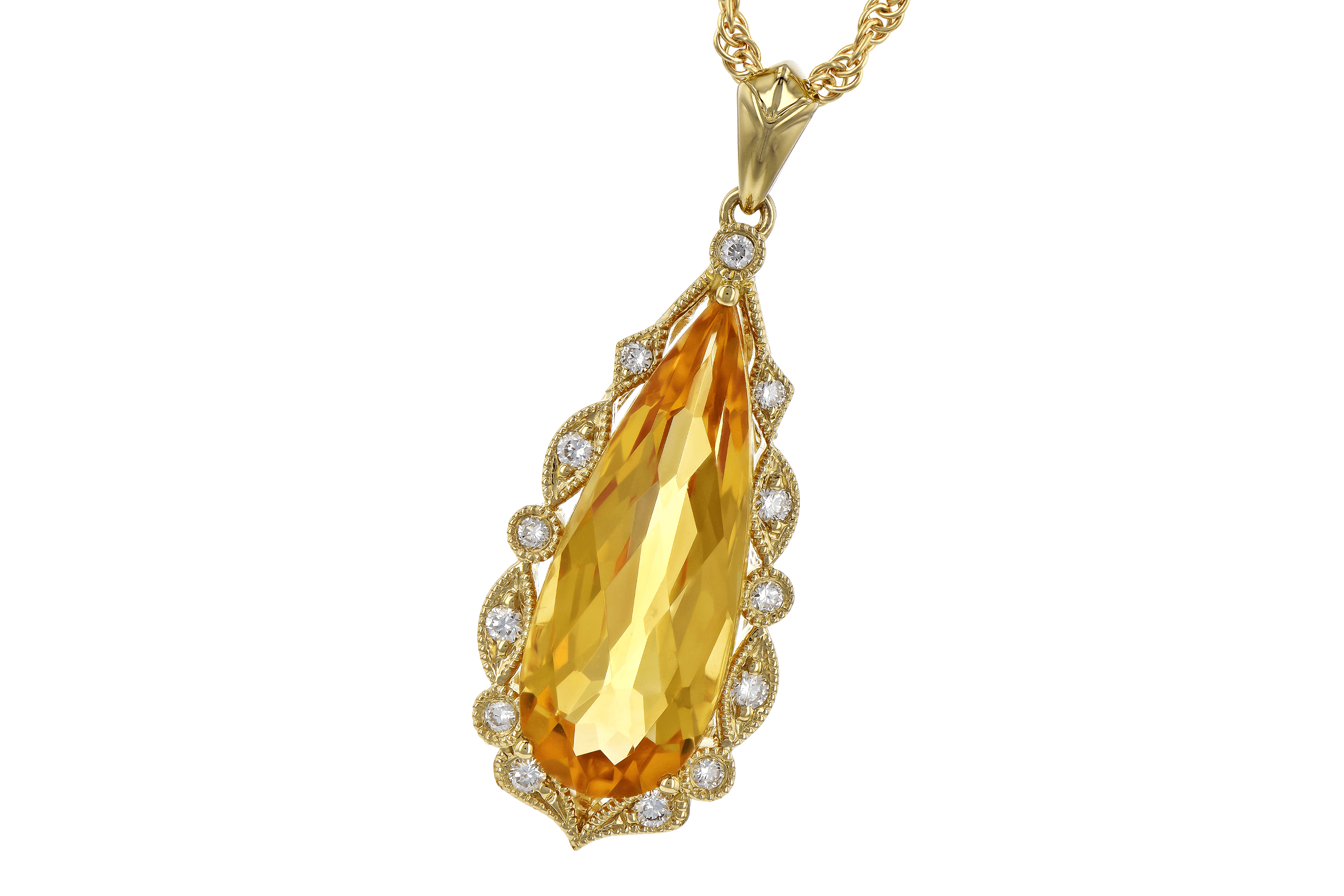 L282-03397: NECK 3.38 CITRINE 3.50 TGW