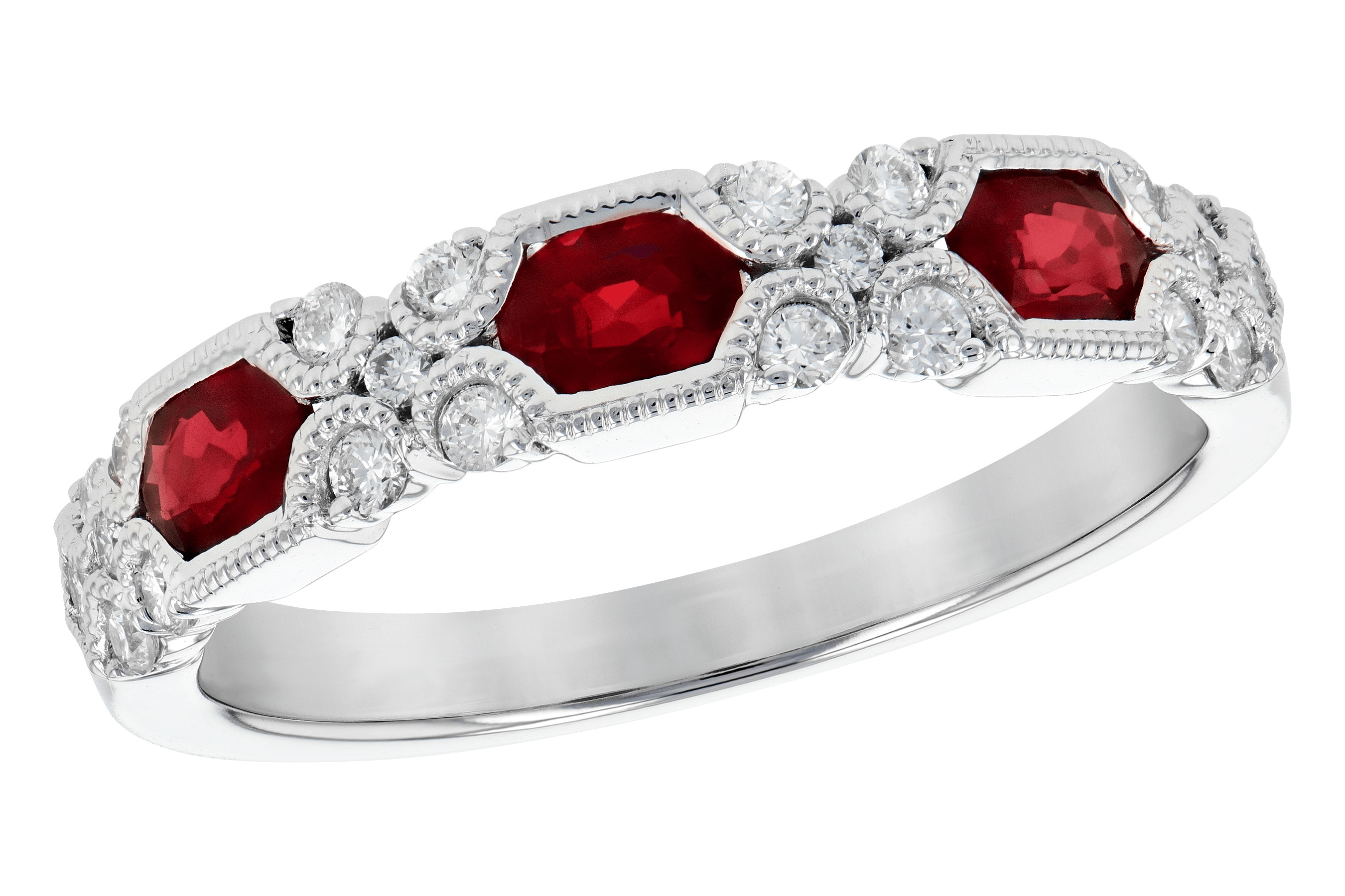 L282-04288: LDS WED RG .74 RUBY 1.00 TGW (4x3MM RUBY)