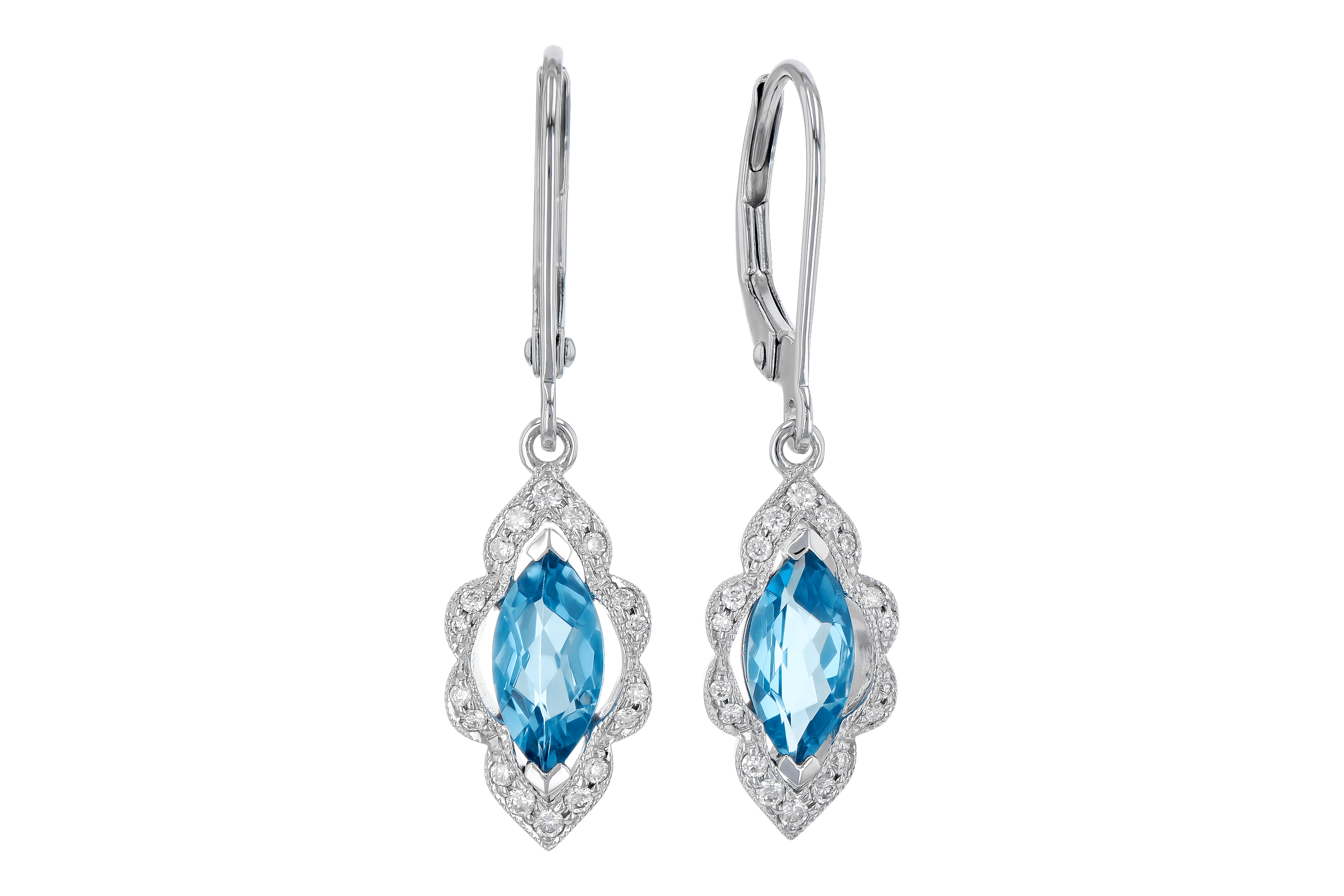 L282-07997: EARR 1.02 TW BLUE TOPAZ 1.17 TGW