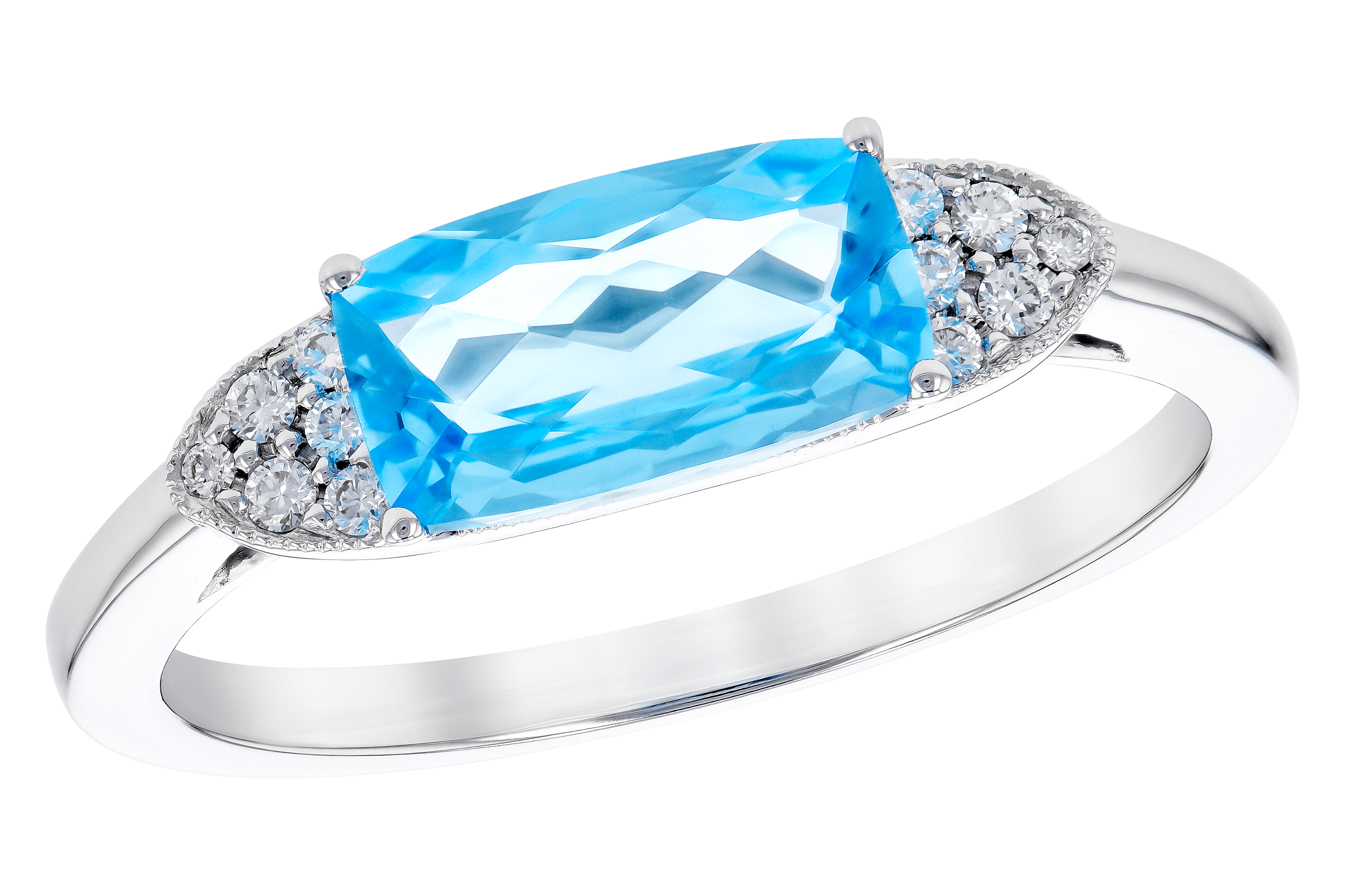 L282-91551: LDS RG 1.44 BLUE TOPAZ 1.52 TGW