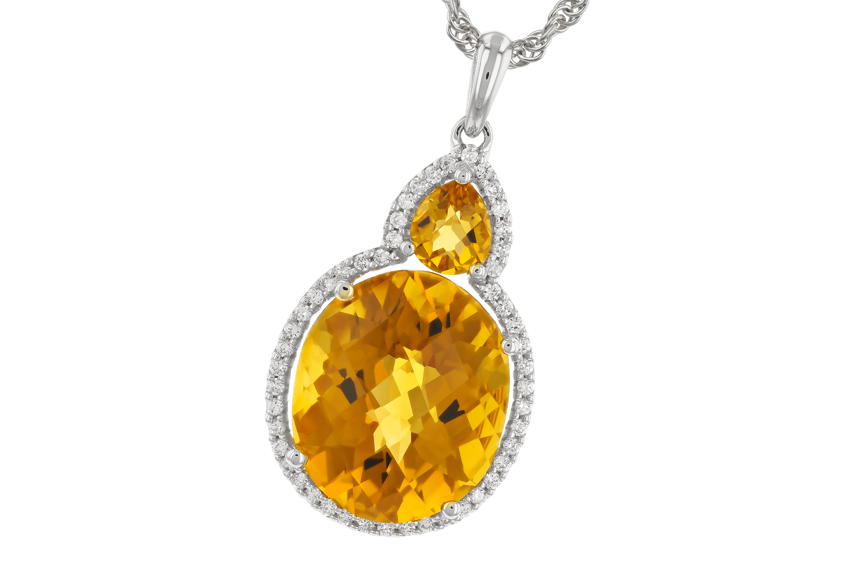 L282-96133: NECK 5.70 TW CITRINE 5.85 TGW (13x11 OVAL)