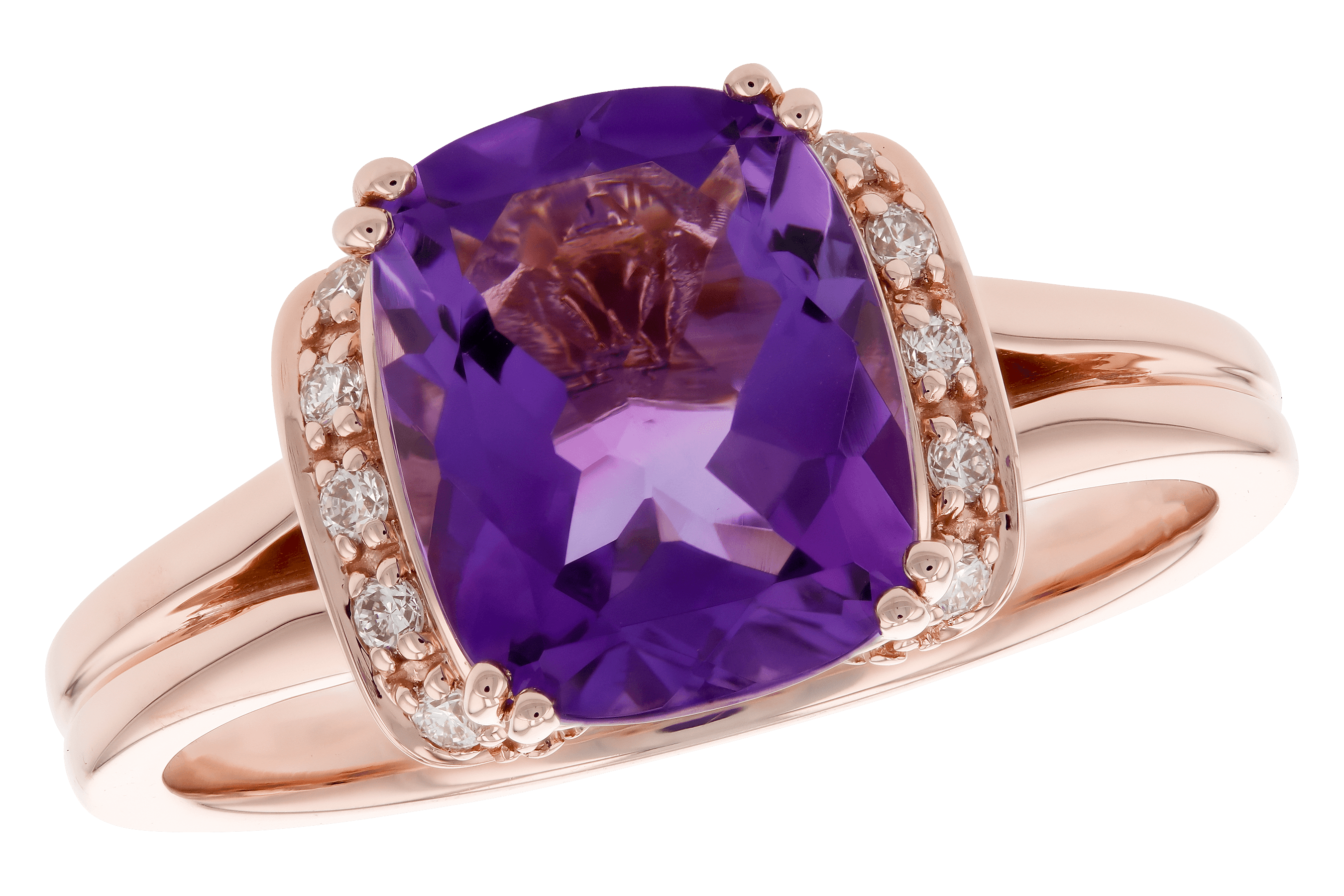 L282-97951: LDS RG 2.33 AMETHYST 2.42 TGW (10x8MM AMY)