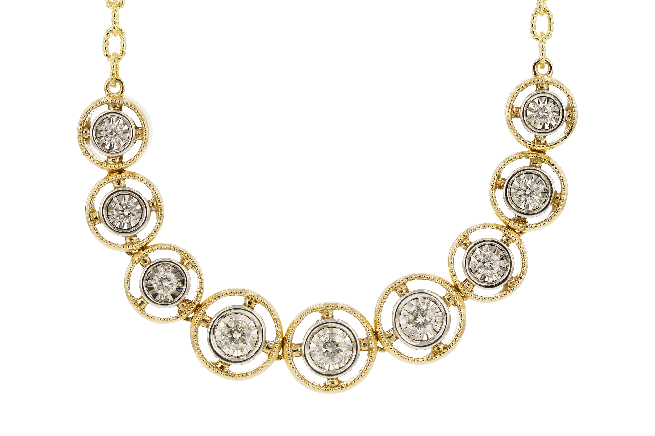 L283-82470: NECKLACE .25 TW (18")