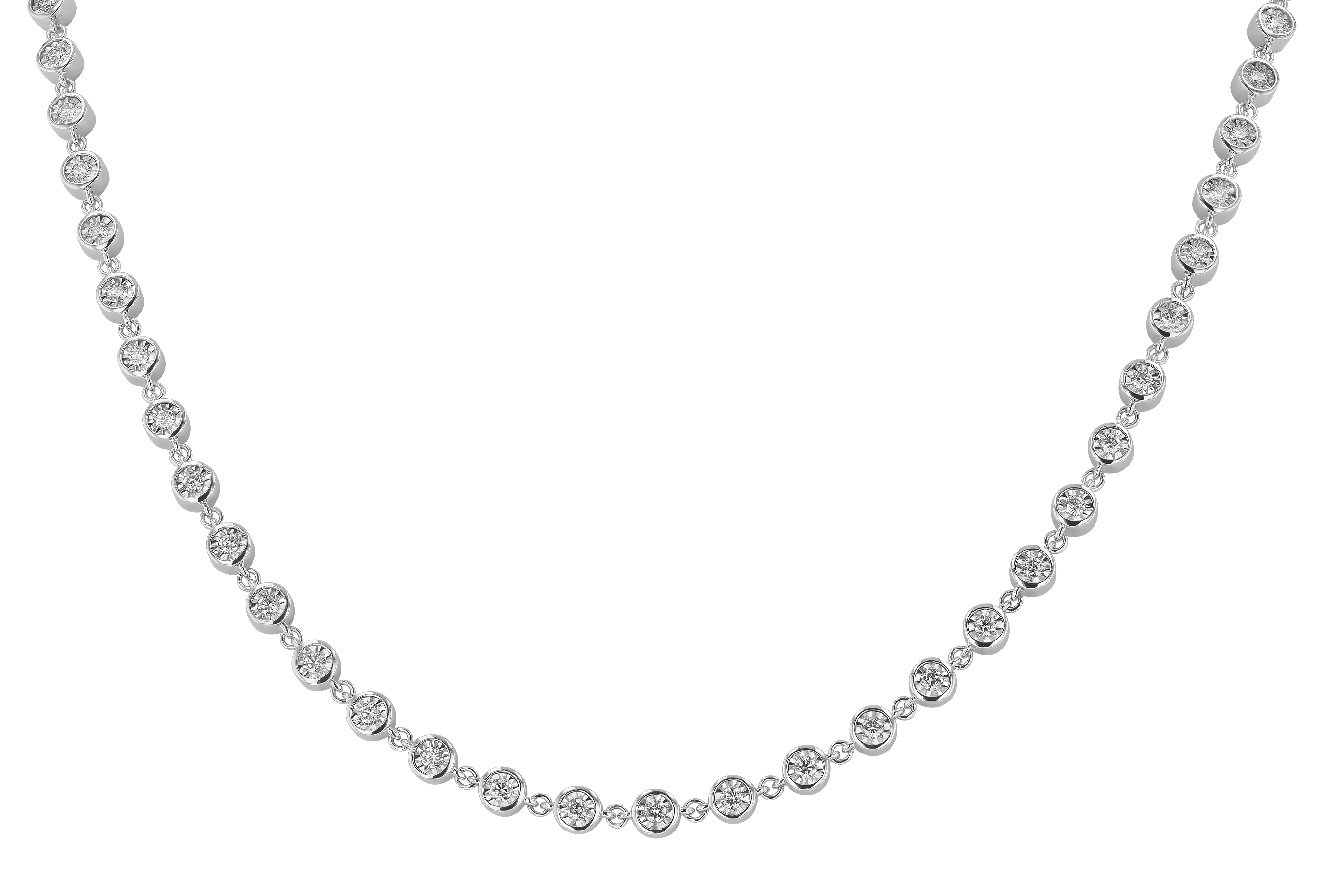 L283-82515: NECKLACE 3.40 TW (18")