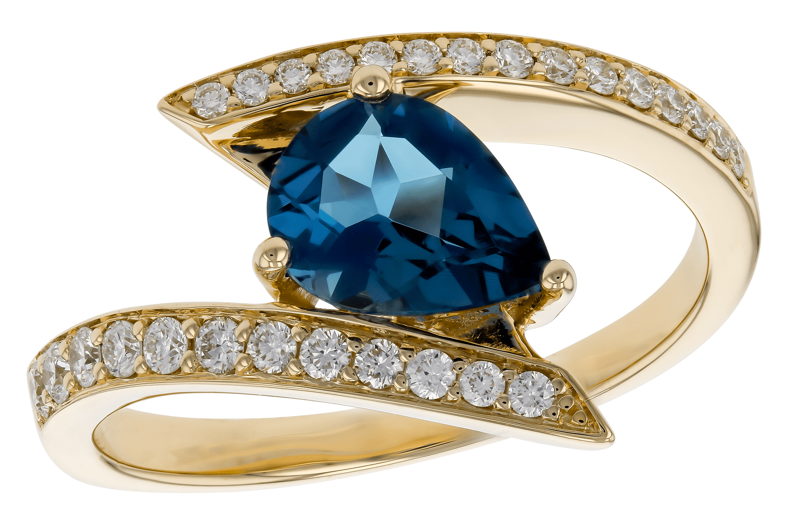 L283-83397: LDS RG 1.04 LONDON BLUE TOPAZ 1.28 TGW (8x6MM)
