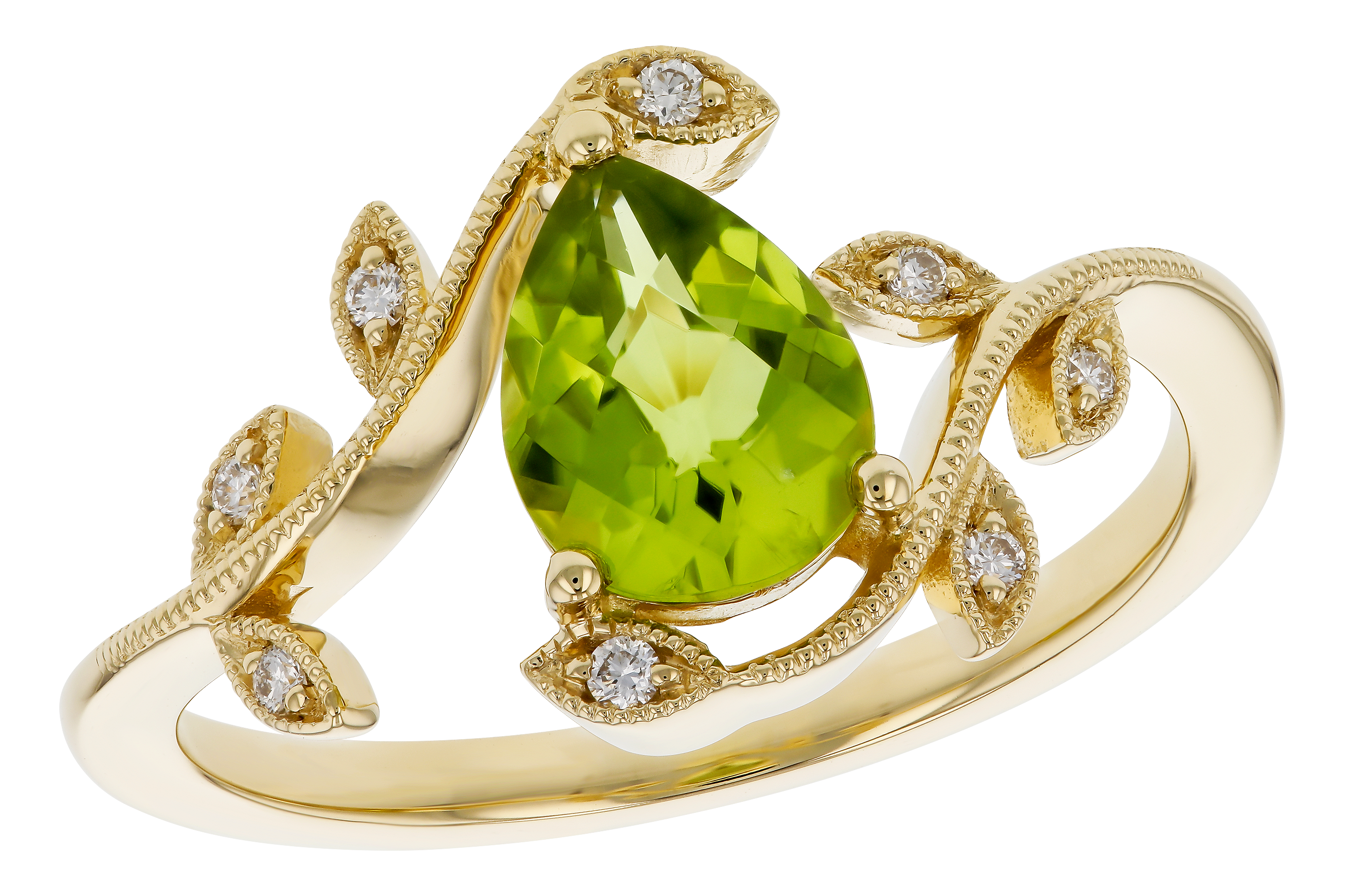 L283-84342: LDS RG 1.16 PERIDOT 1.22 TGW (8x6MM PER)