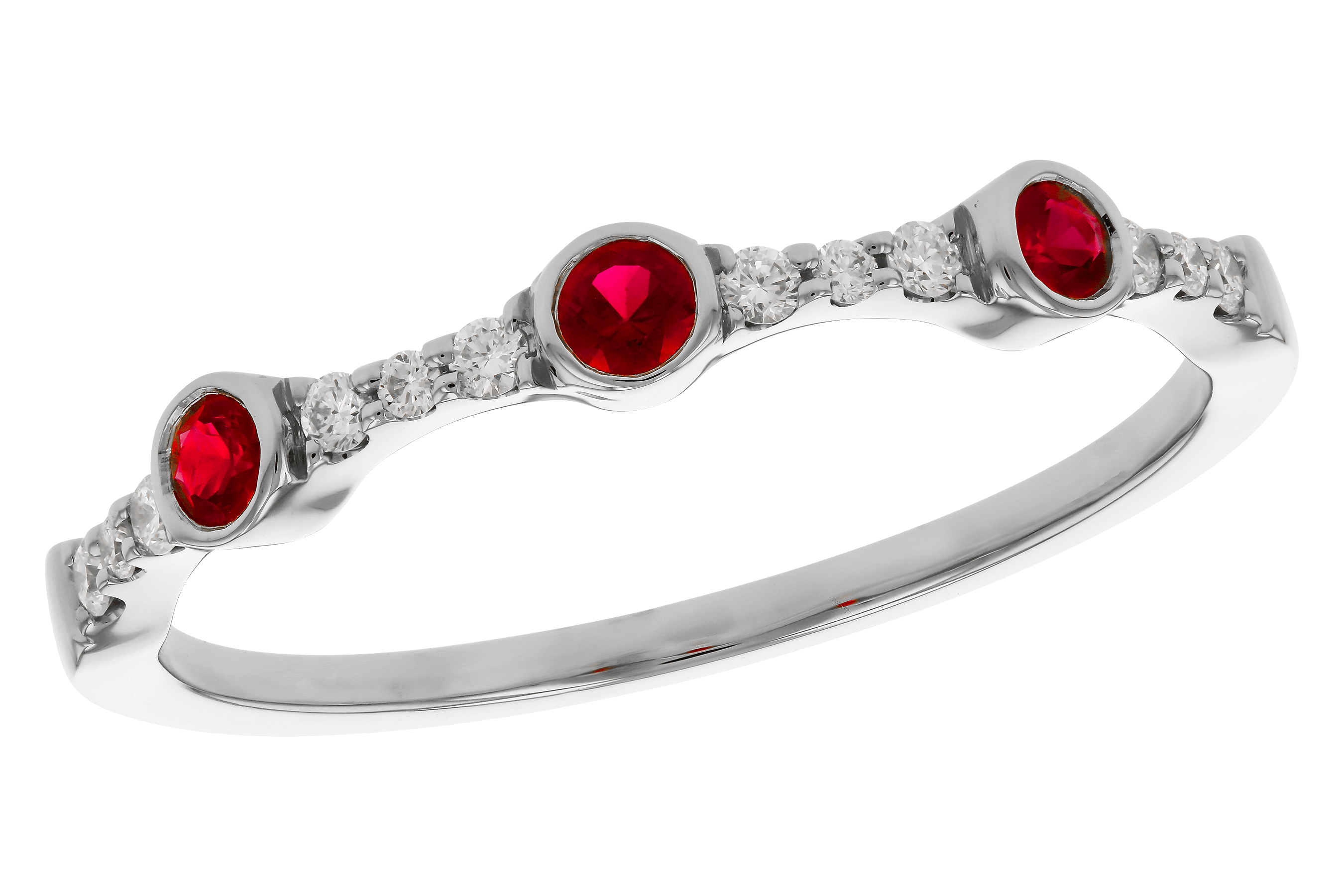 L283-85233: LDS WED RG .15 RUBY .24 TGW