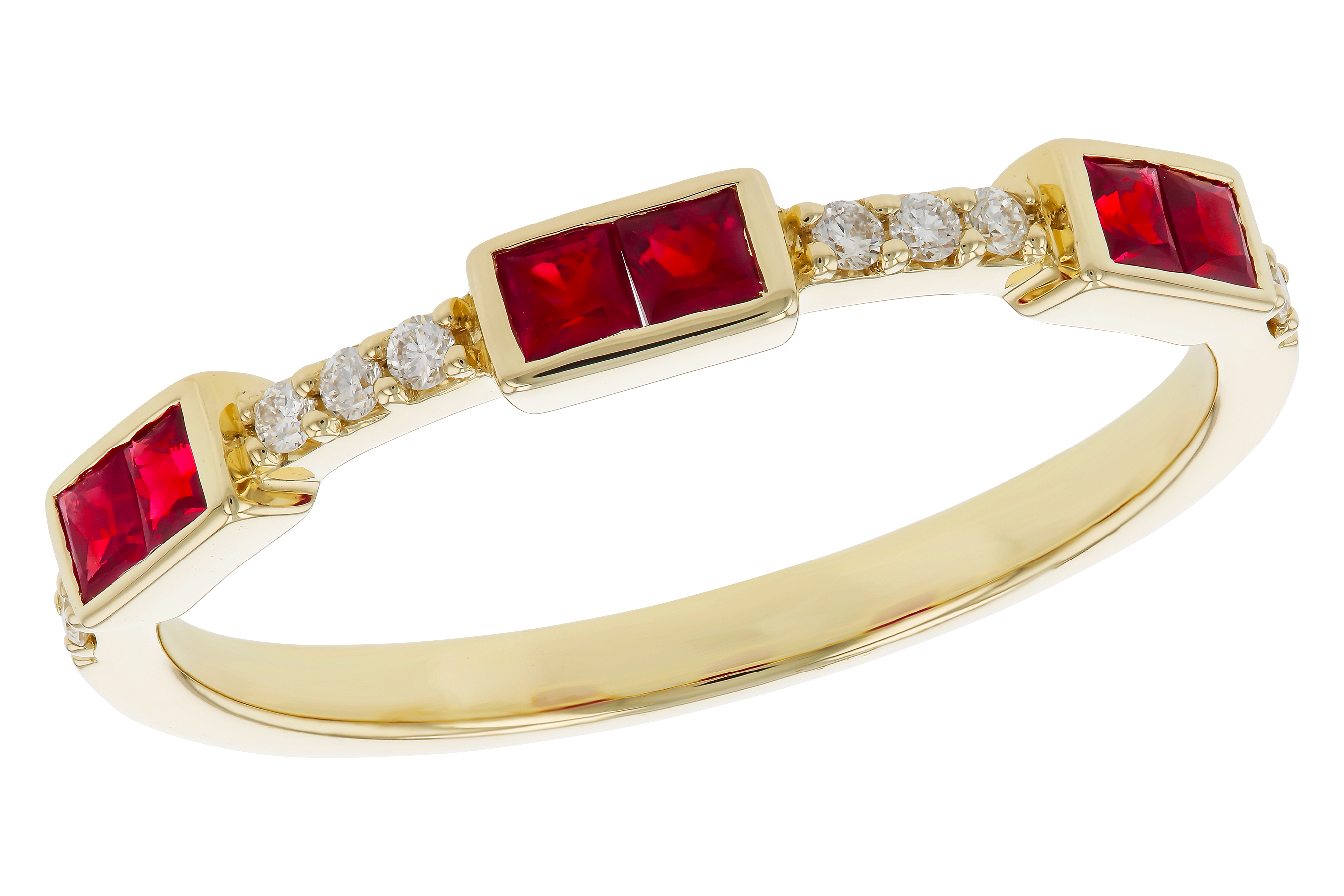 L283-87006: LDS WED RG .34 RUBY .41 TGW