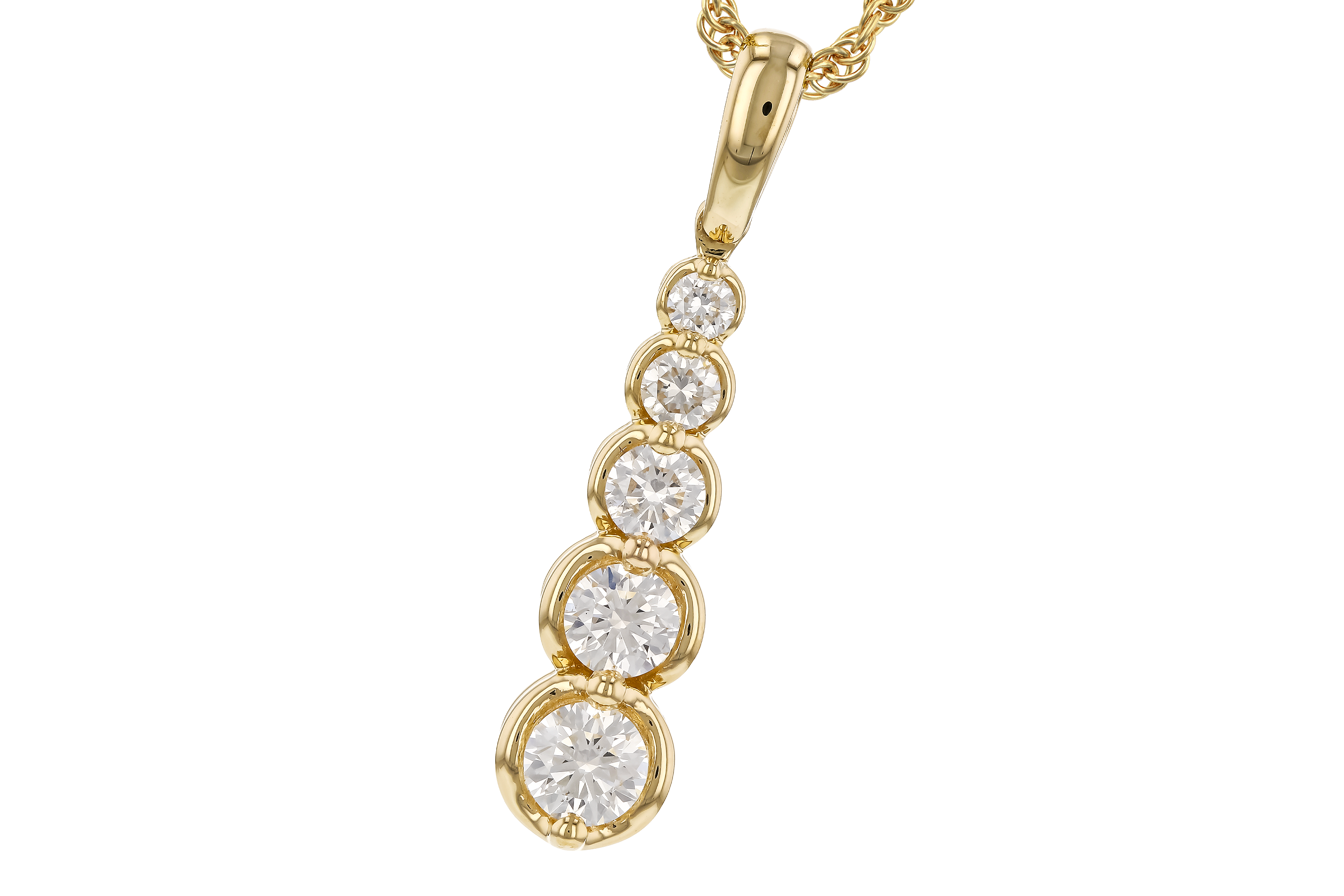 L283-87951: NECKLACE .50 TW