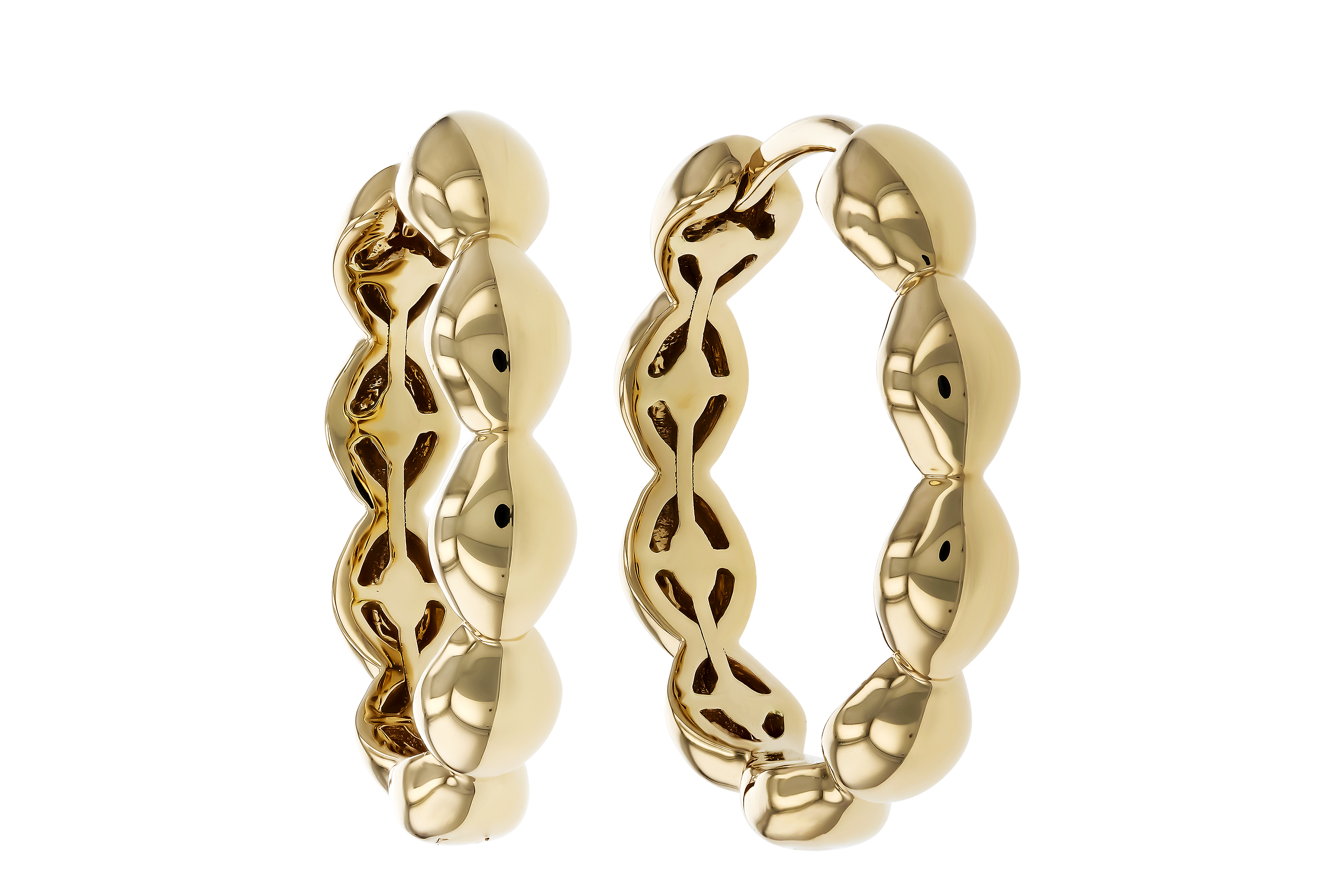 L283-87997: GOLD EARRINGS (18MM)