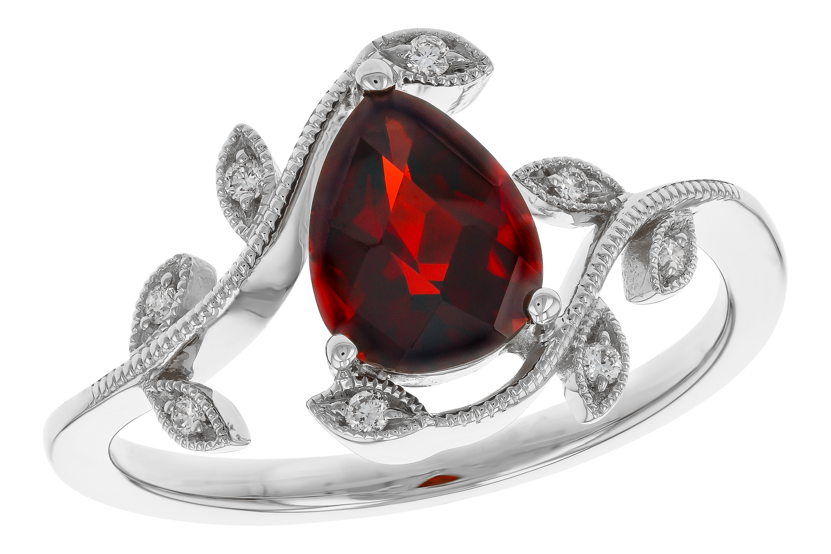 L283-88851: LDS RG 1.34 GARNET 1.40 TGW (8x6MM GAR)