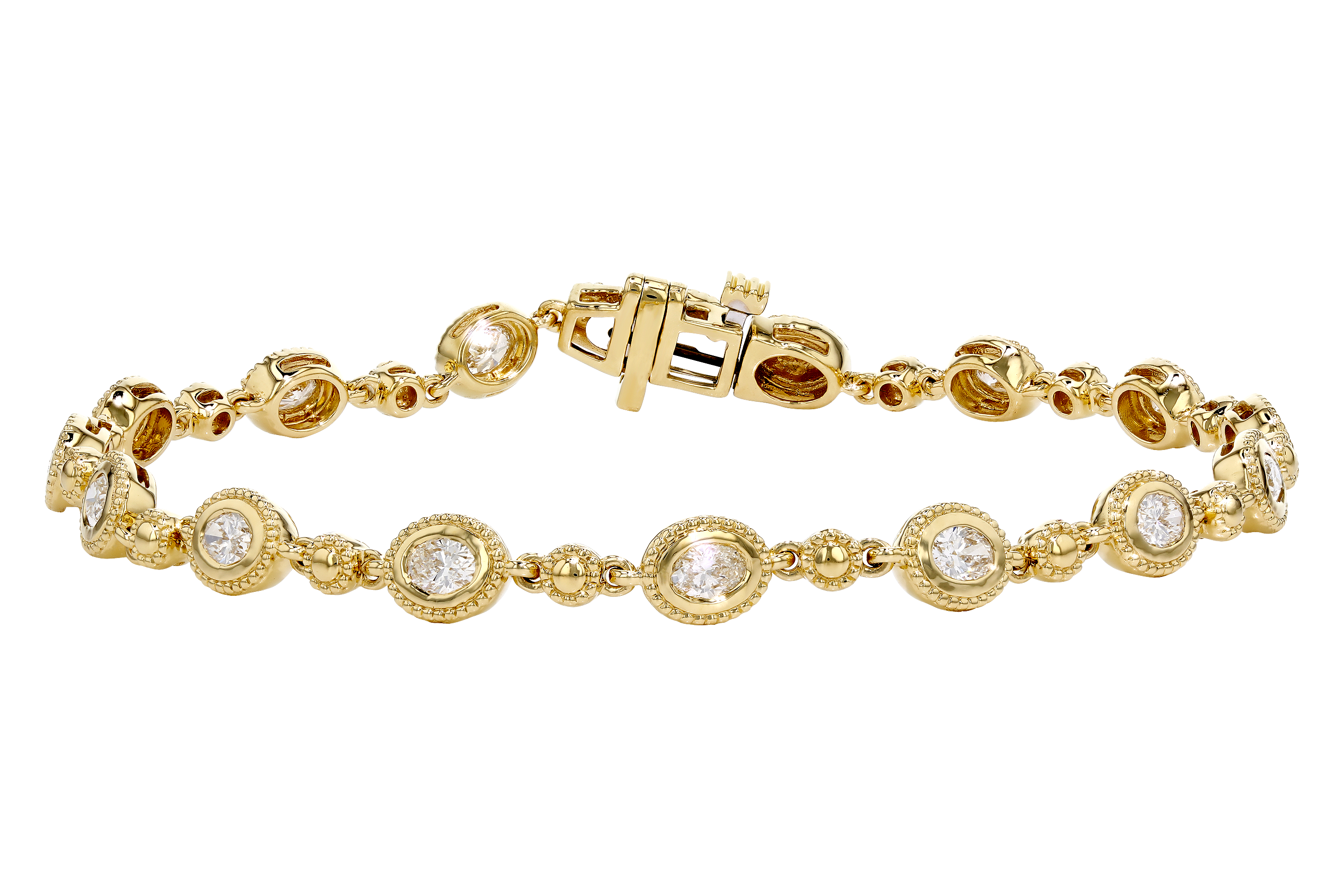 L283-89806: BRACELET 1.25 TW OVAL DIAS (7")