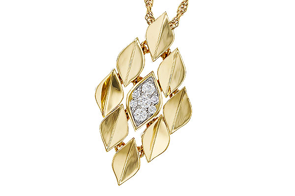 L284-73424: NECKLACE .15 TW