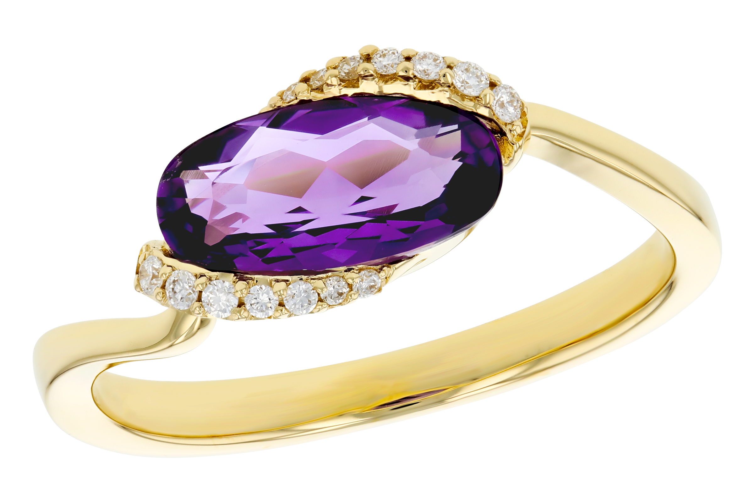 L284-75233: LDS RG 1.07 TW AMETHYST 1.13 TGW (10x5MM AMY)