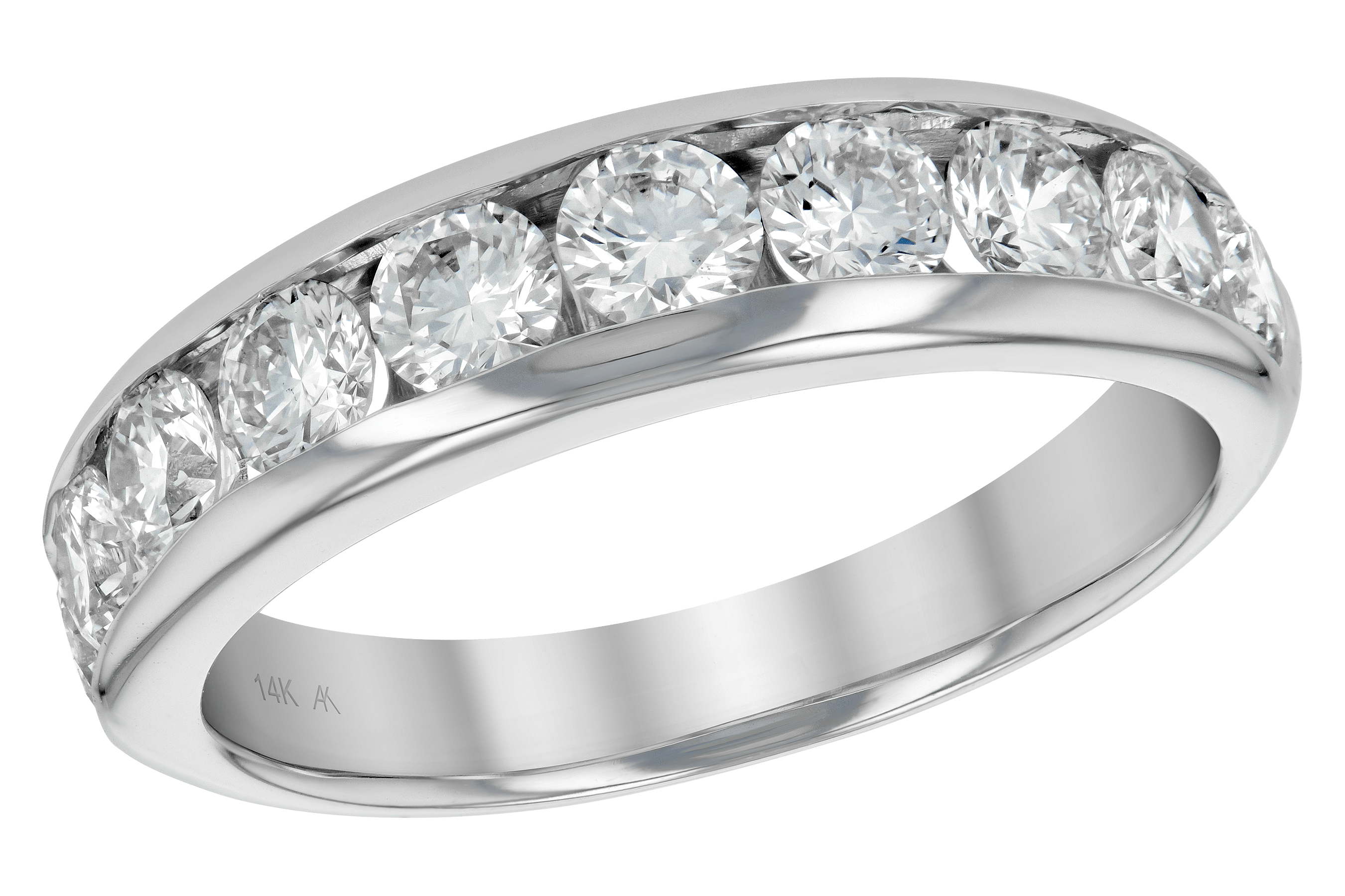 M102-06160: LDS WED RG 1.50 TW (10 STONES)