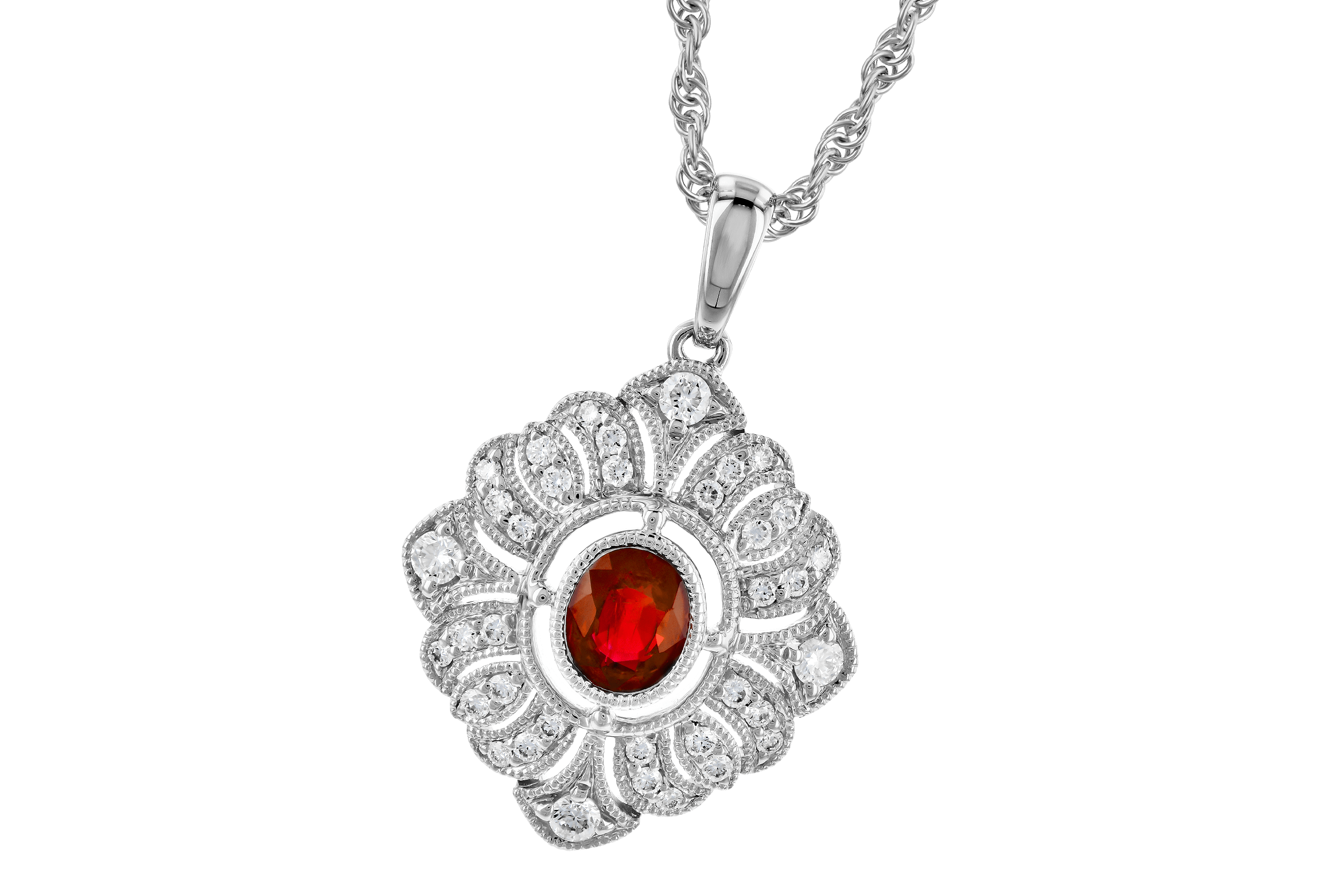 M282-02542: NECK .45 RUBY .70 TGW (5x4MM RUBY)