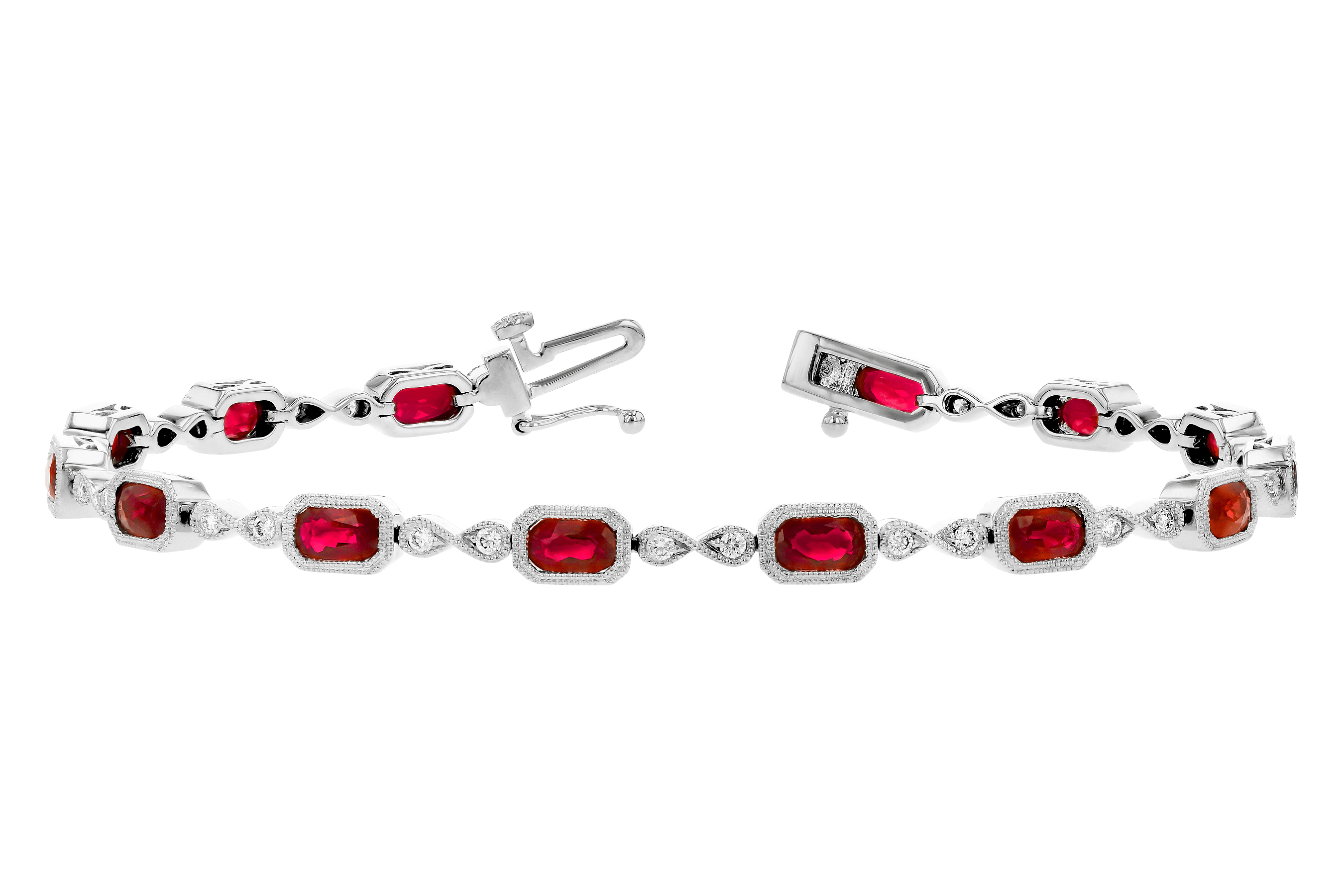 M282-03442: BRACELET 4.50 RUBY 4.82 TGW