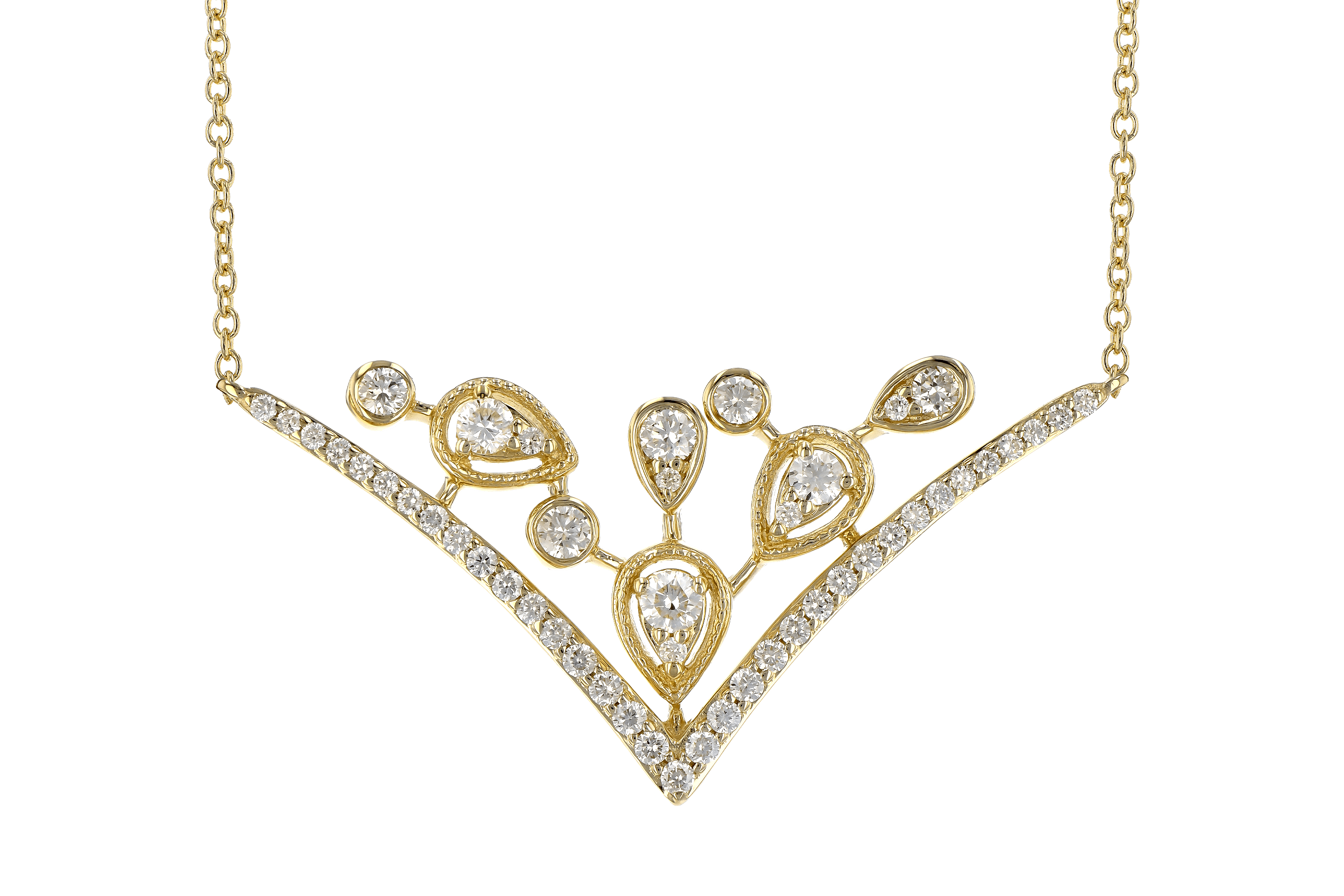 M282-04297: NECKLACE .45 TW