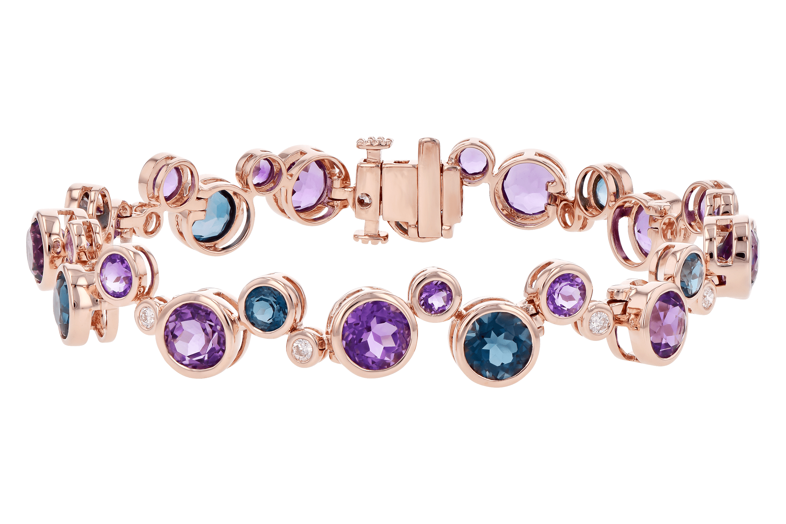 M282-07024: BRACELET 13.90 SEMI-PREC 14.20 TGW