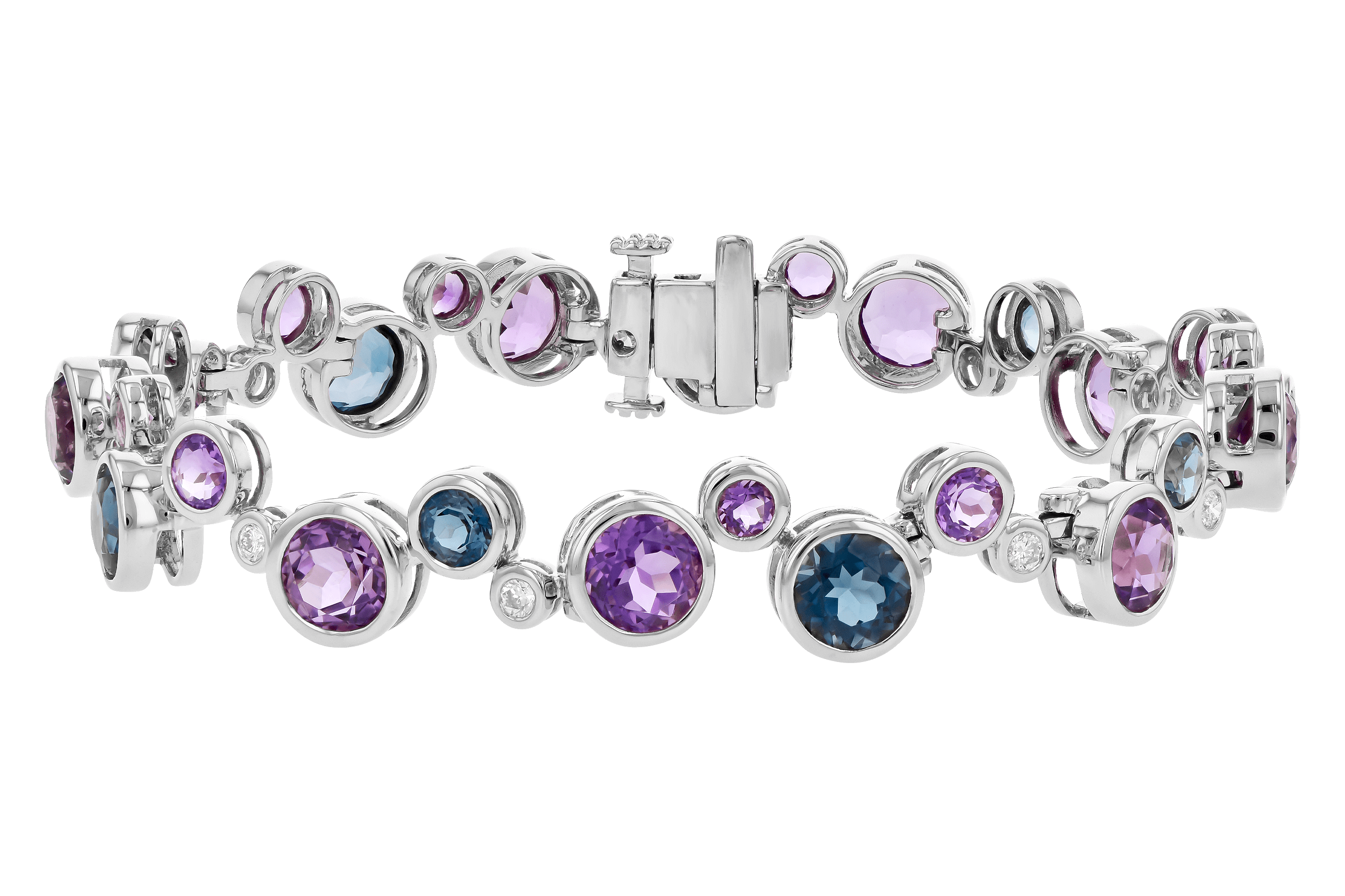 M282-07024: BRACELET 13.90 SEMI-PREC 14.20 TGW