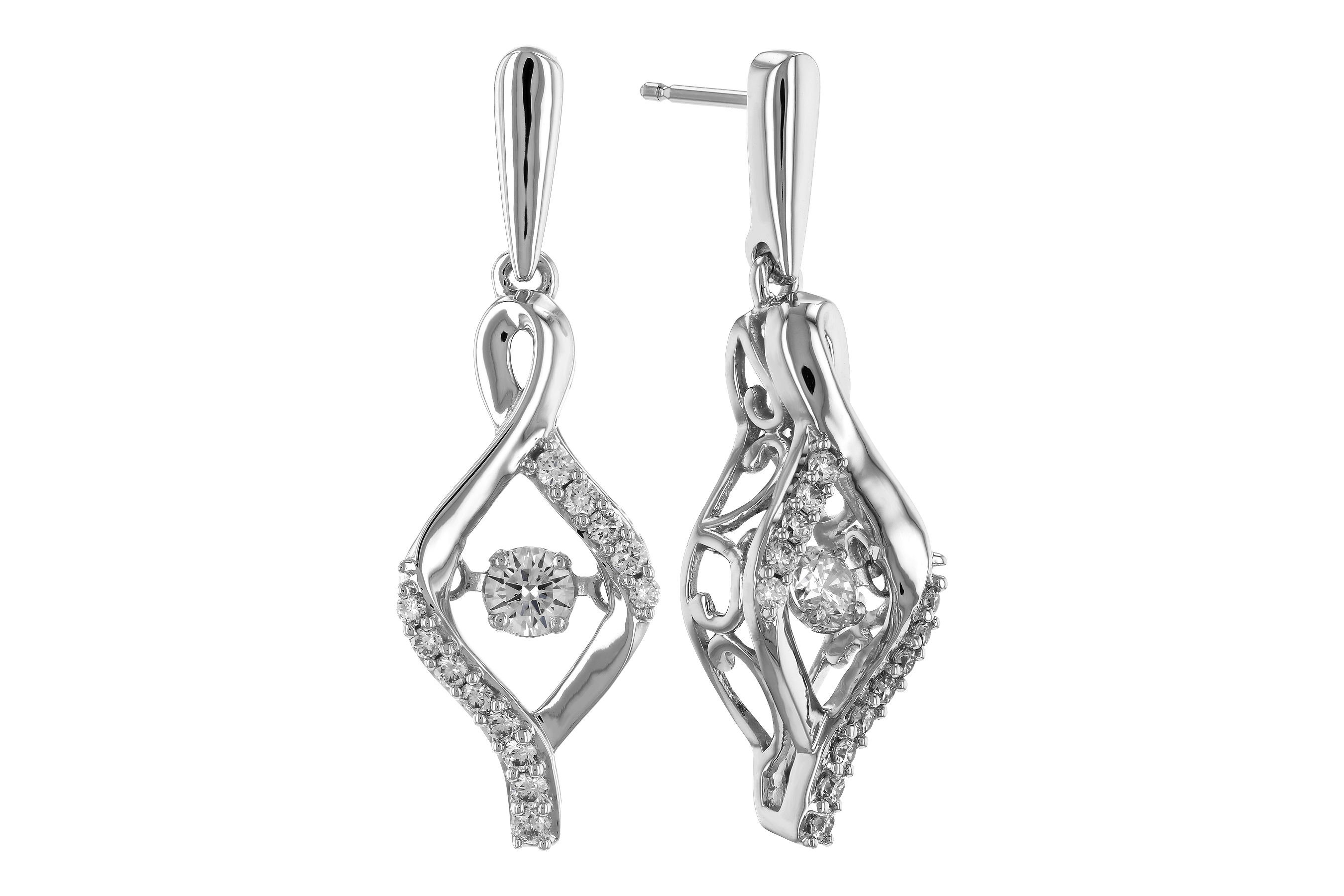 M282-97933: EARRINGS .40 TW