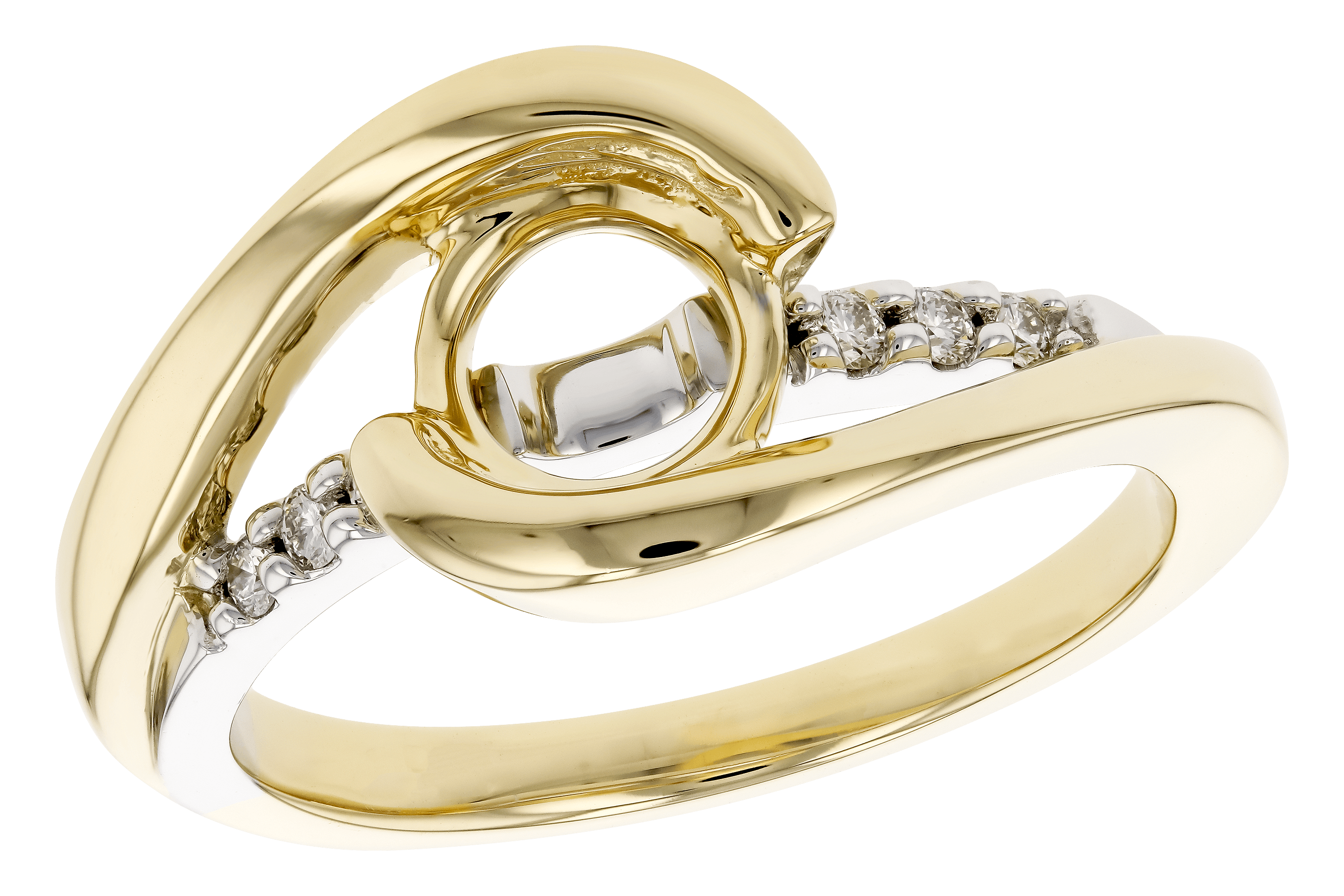 M282-99806: LDS SEMI DIA RG .09 TW (FOR 1CT BR)