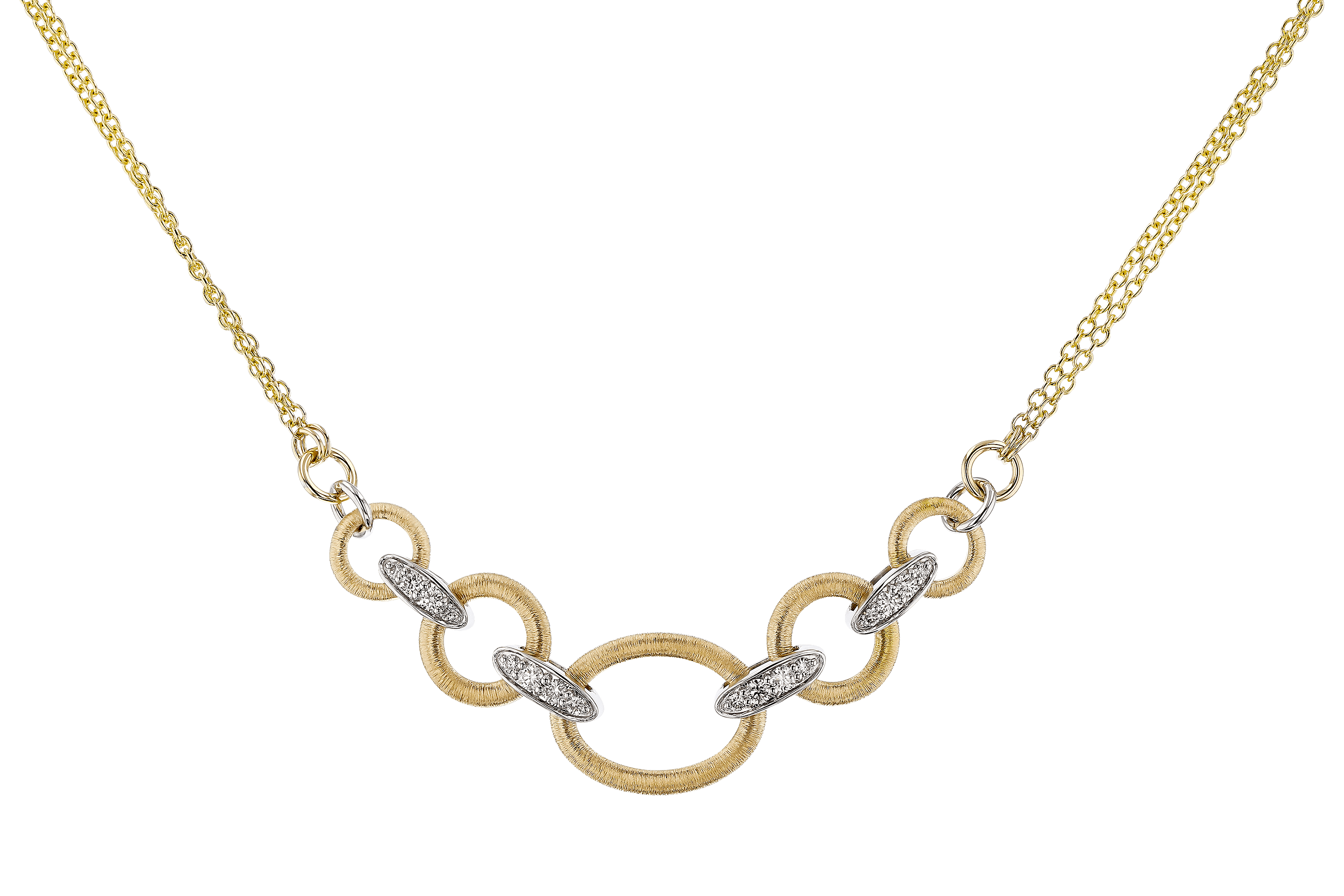 M283-84324: NECKLACE .24 TW (18")