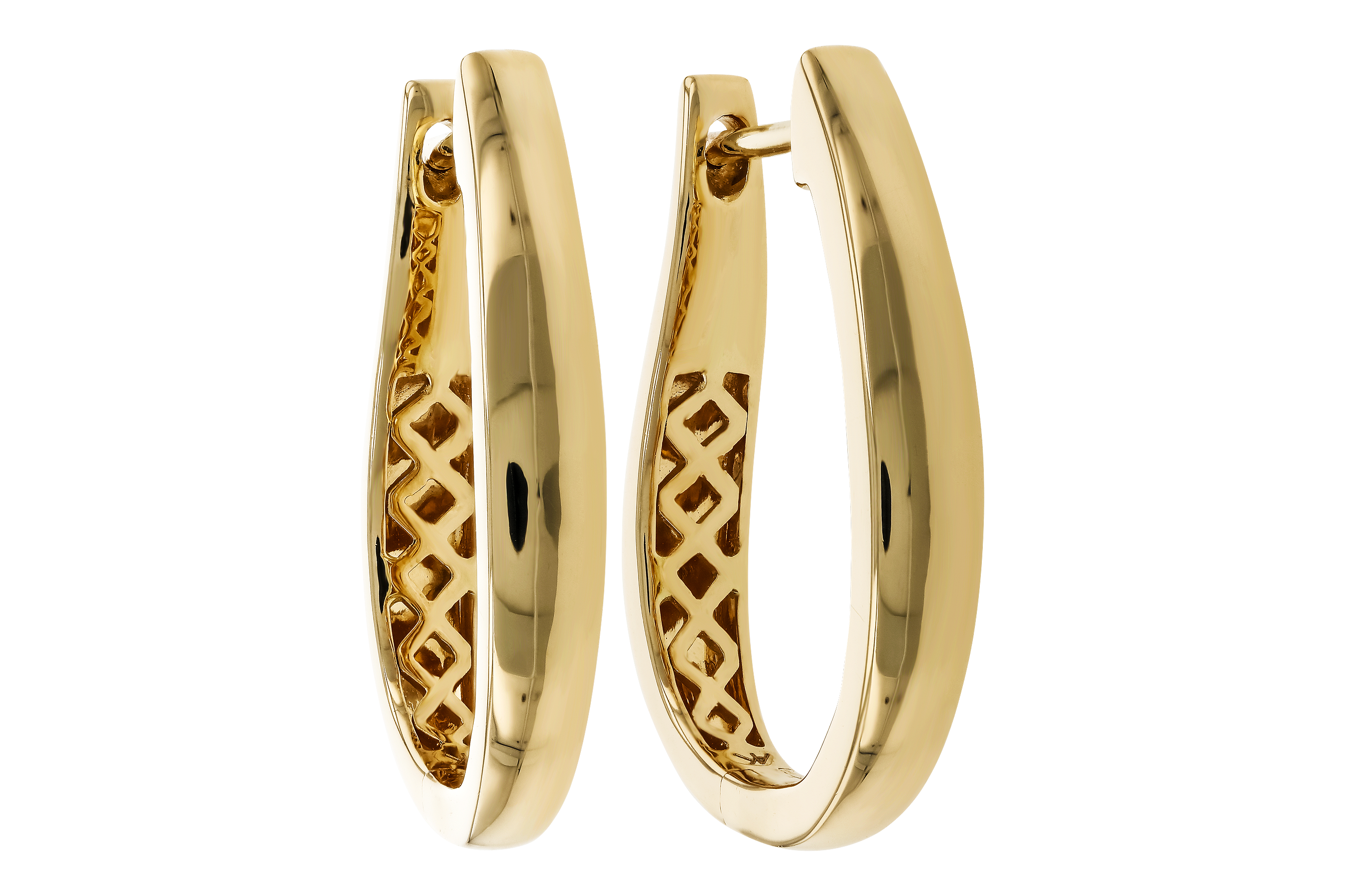 M283-87988: GOLD EARRINGS (22MM)