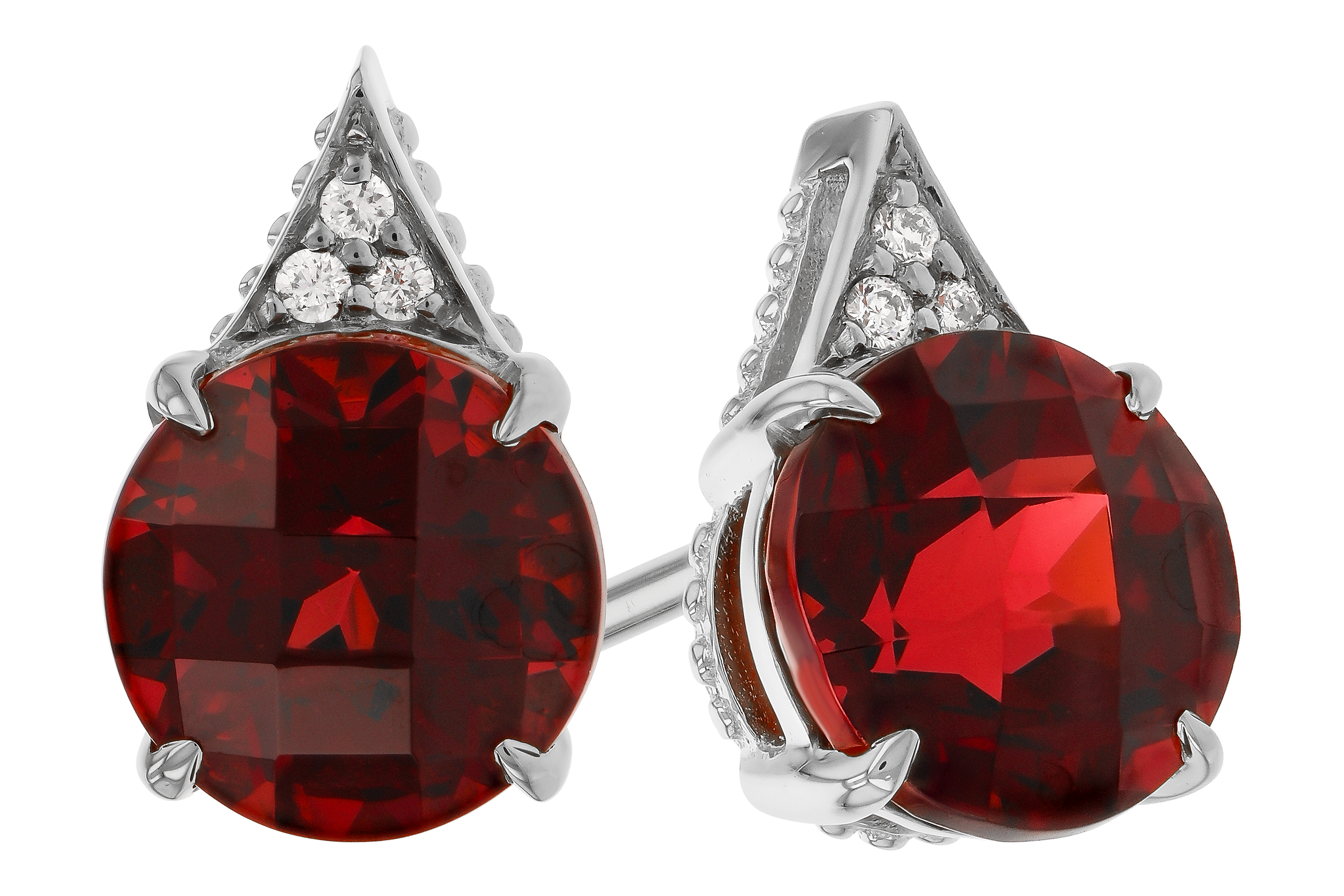 M283-88842: EARR 2.08 TW GARNET 2.10 TGW (6MM RD)