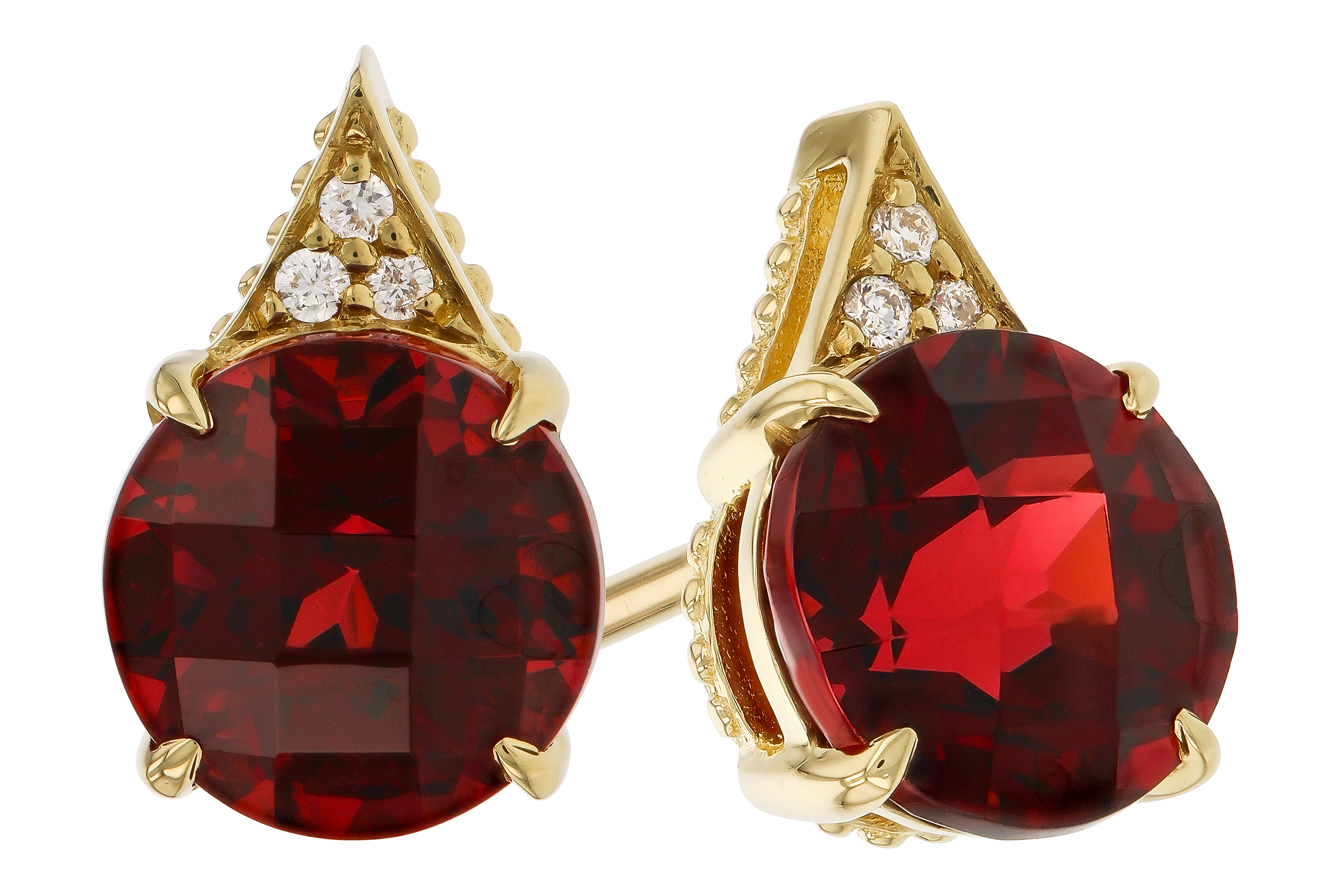 M283-88842: EARR 2.08 TW GARNET 2.10 TGW (6MM RD)