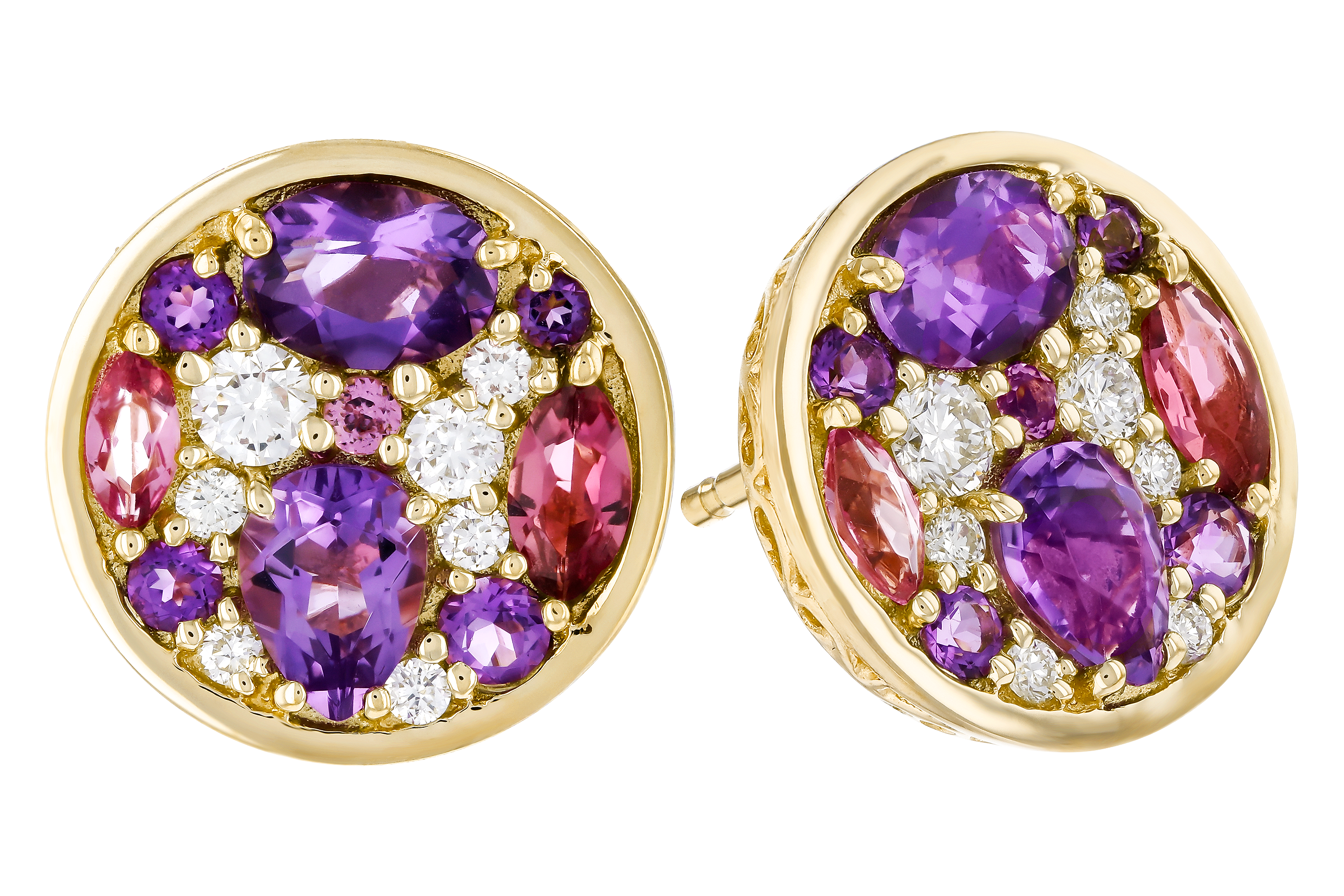 M283-90724: EARR .82 TW SEMI-PRECIOUS (P.TOUR, AMY) .98 TGW